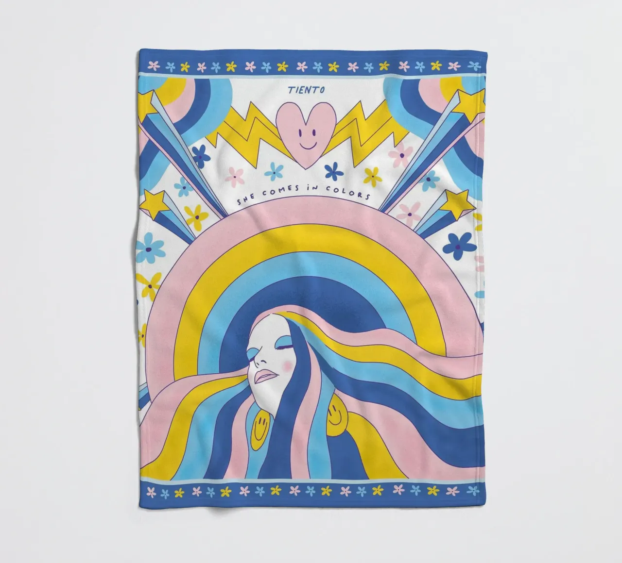 Rainbow Fleecedecke von tiento