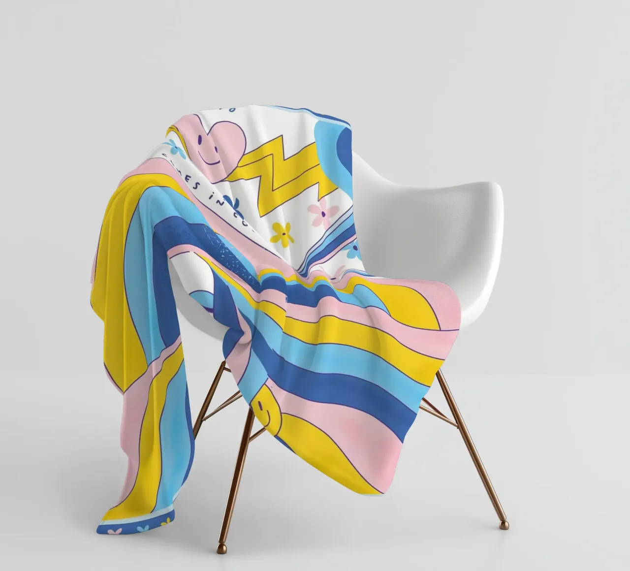 Rainbow Fleecedecke von tiento