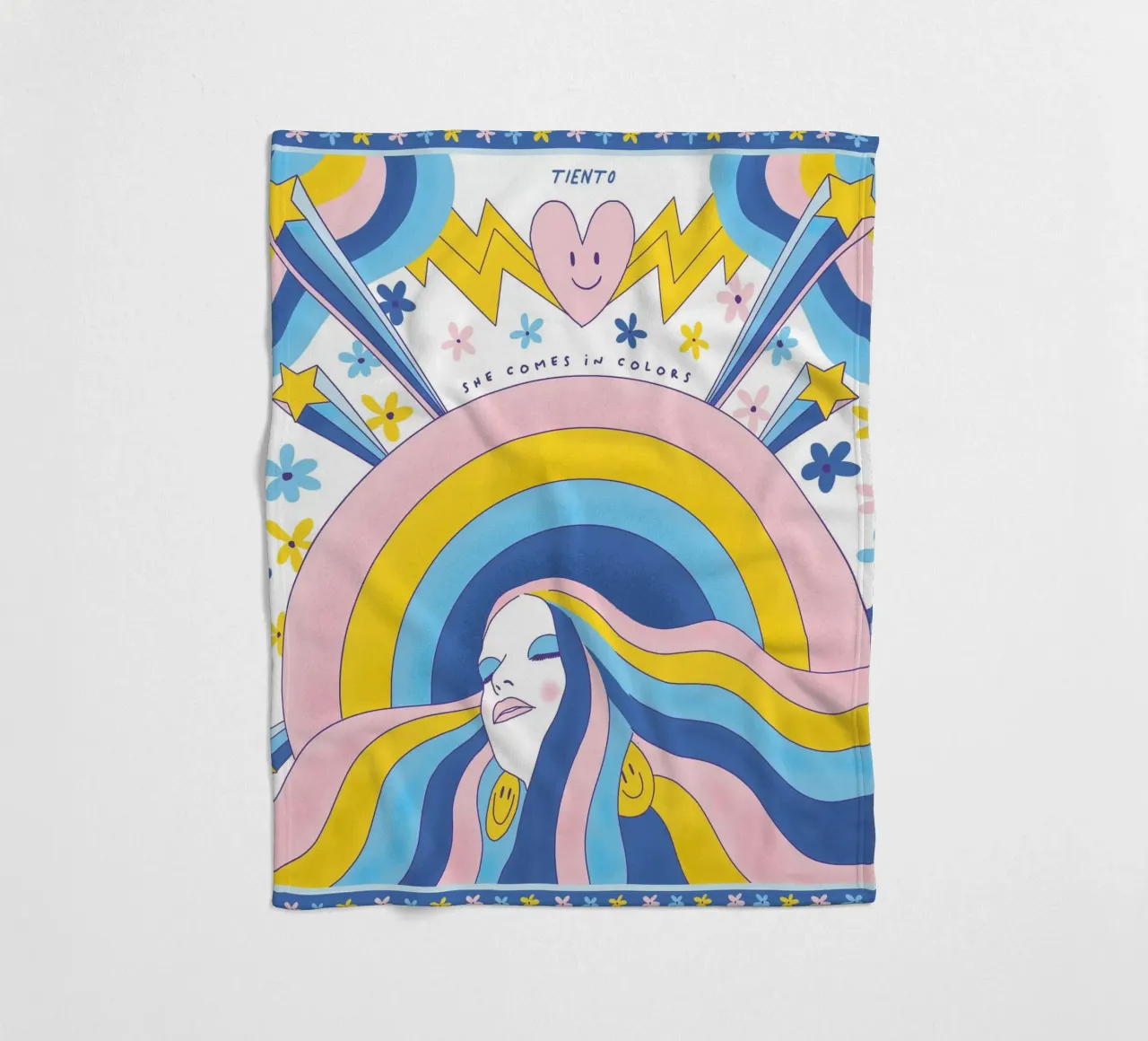 Rainbow Fleecedecke von tiento