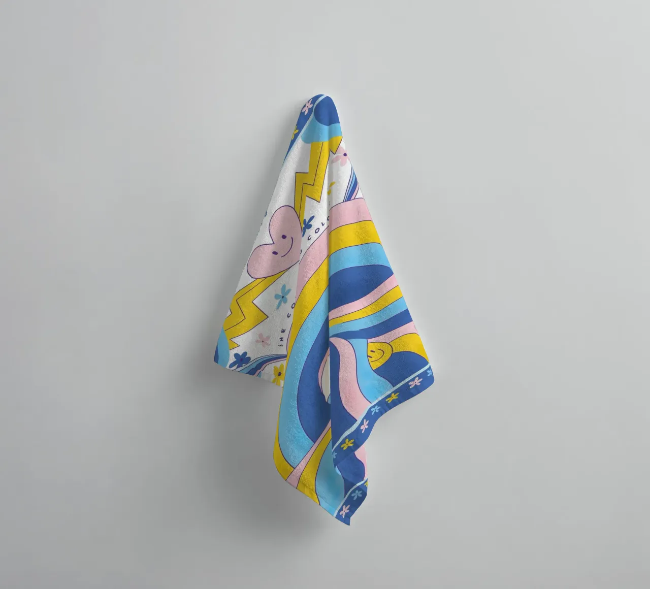 Rainbow towel by tiento