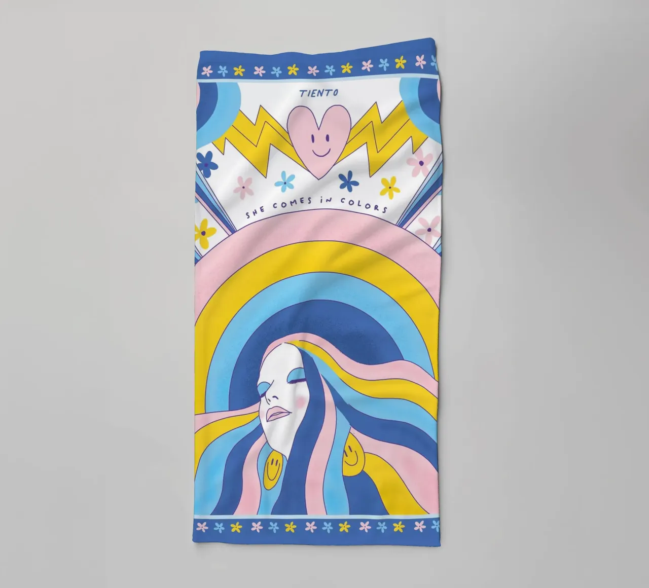 Rainbow towel by tiento