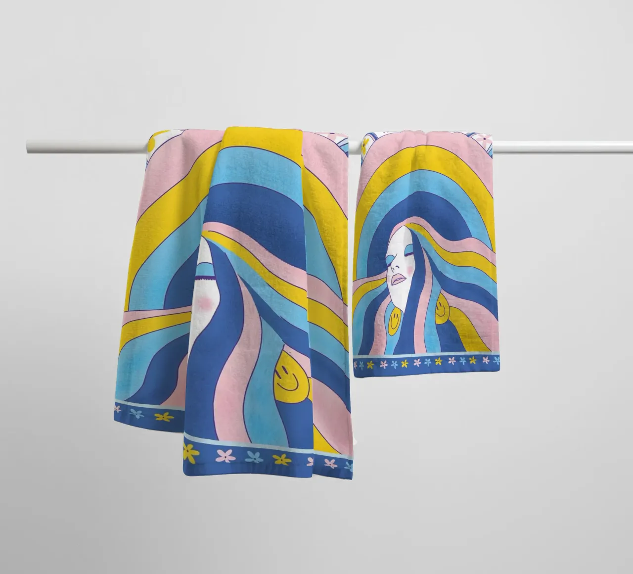 Rainbow towel by tiento