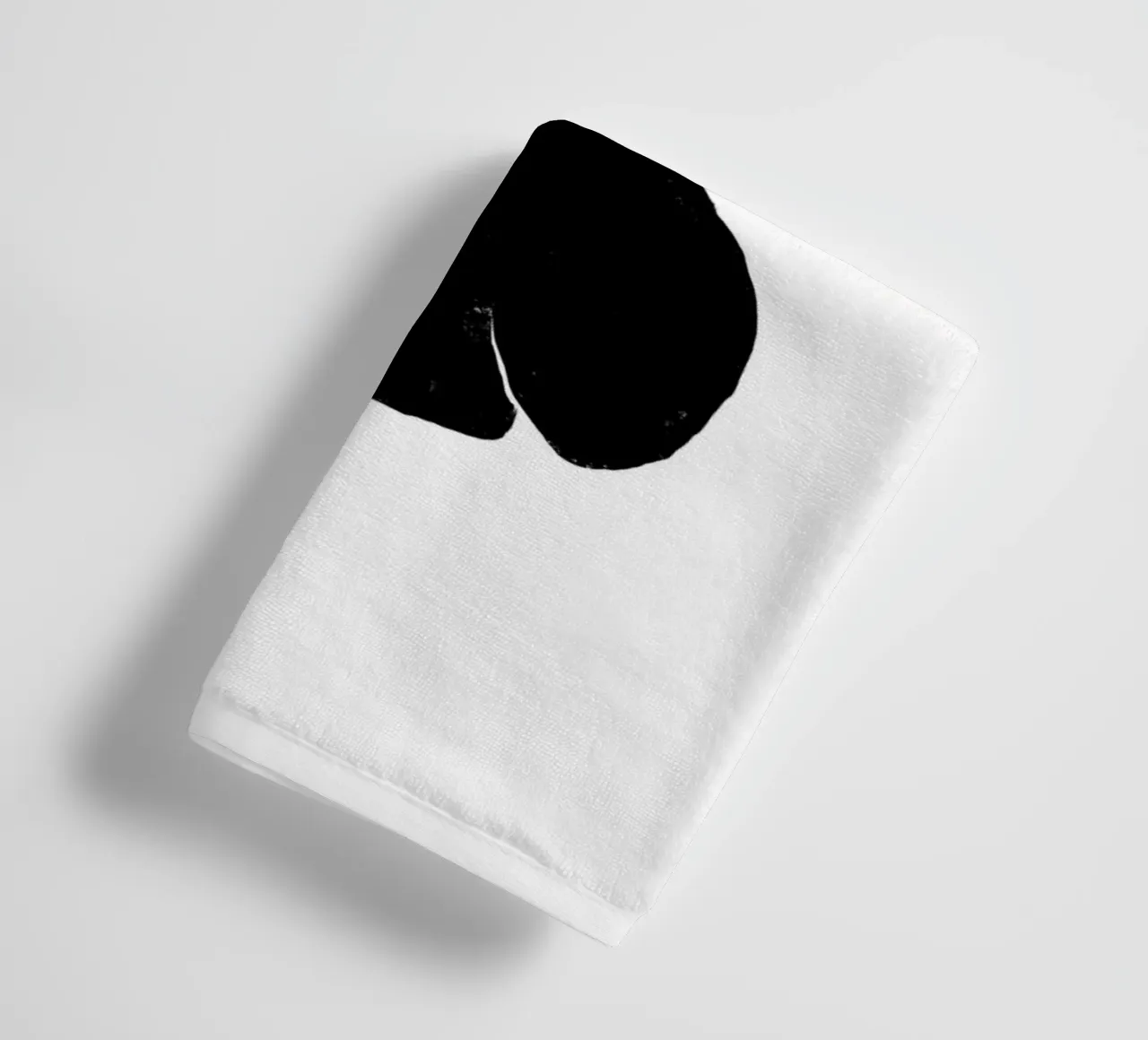 Figura minimalista - Silhouette Art asciugamano da bagno da Whole©