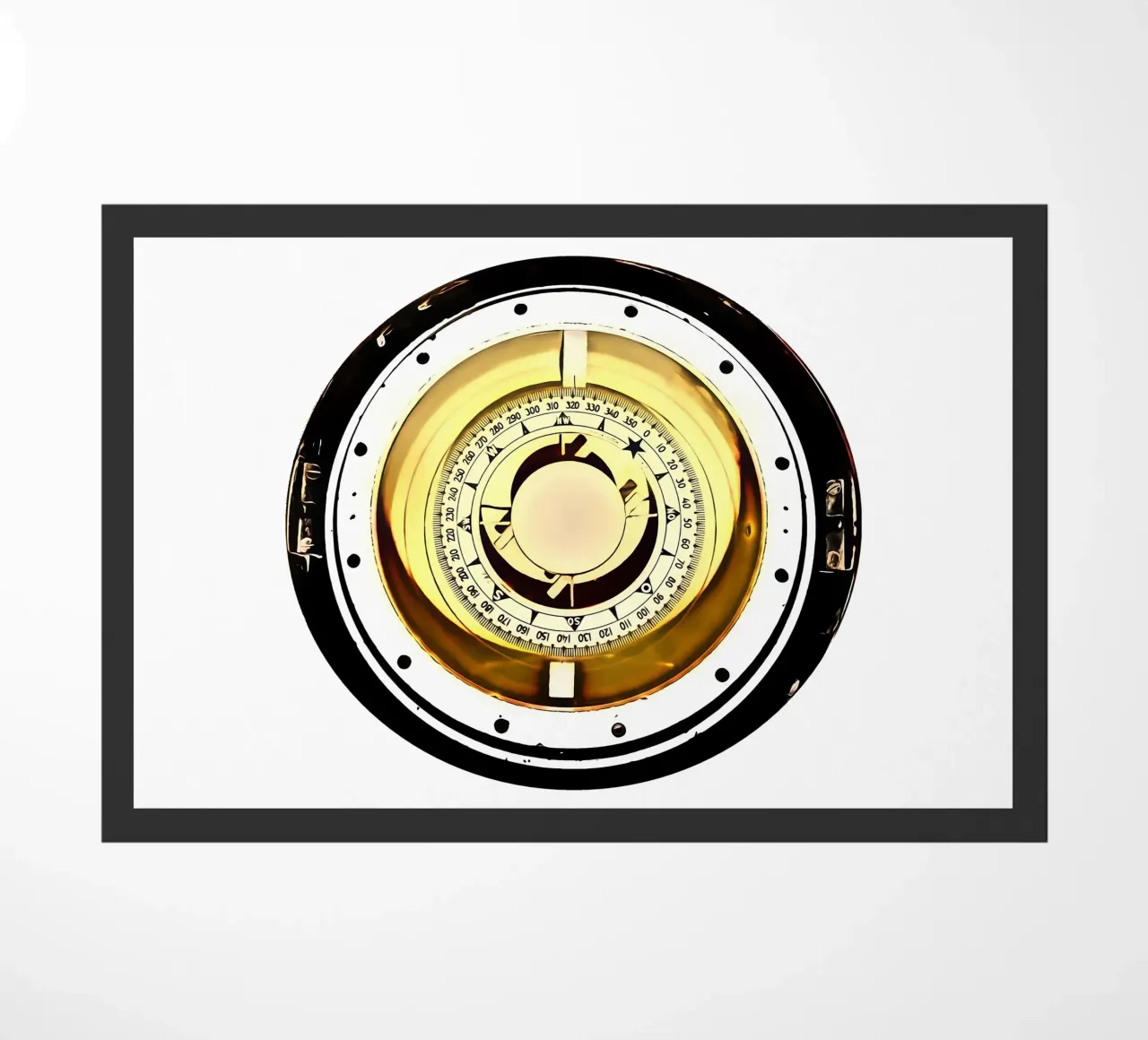 Het Kompas deurmat van Piccola Serenata