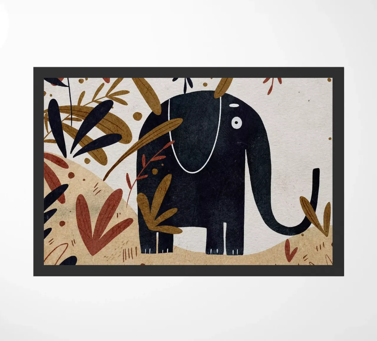 Nelli Suneli - Elefante nella giungla zerbino da The Artcircle