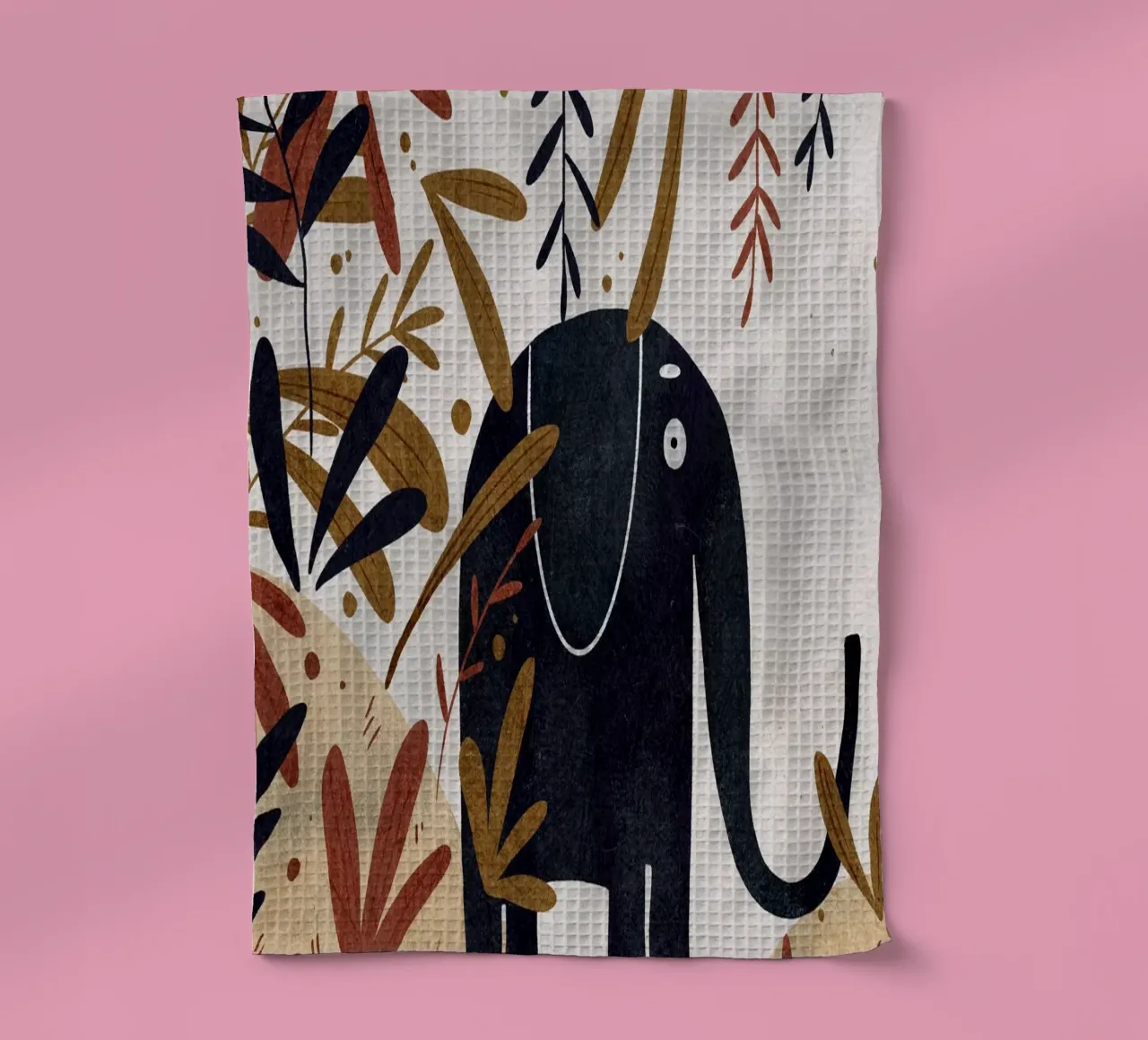 Nelli Suneli - L'éléphant dans la jungle torchon de The Artcircle