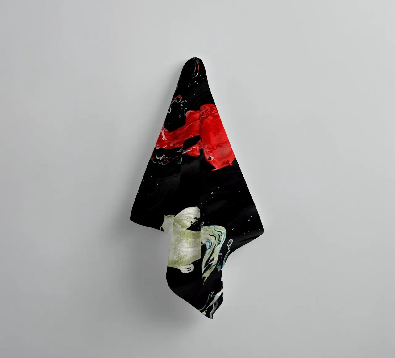 Poissons Koi serviette de bain de Eva Nev