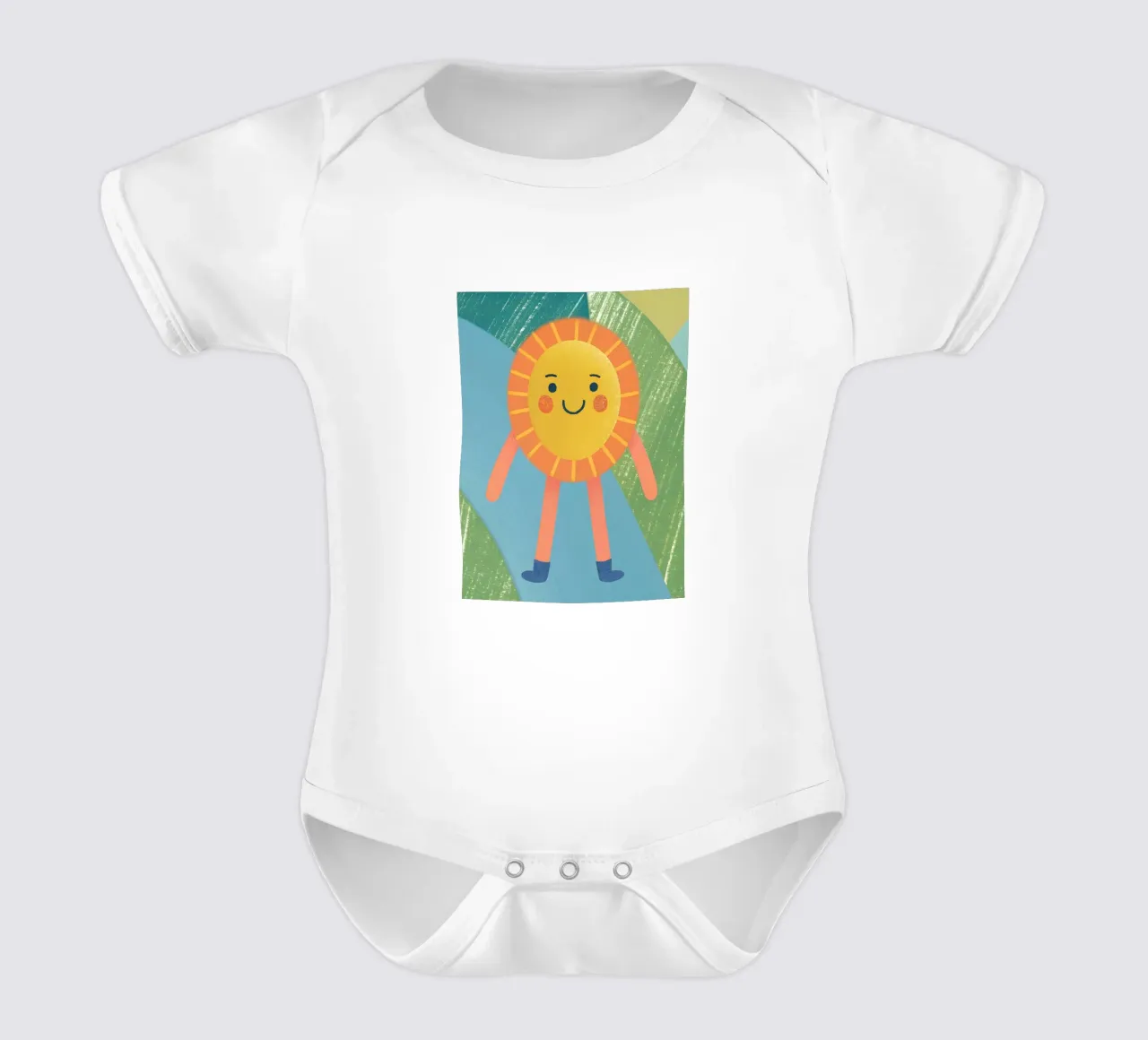 Sole che cammina body neonato maniche corte da LOYAL SHOP