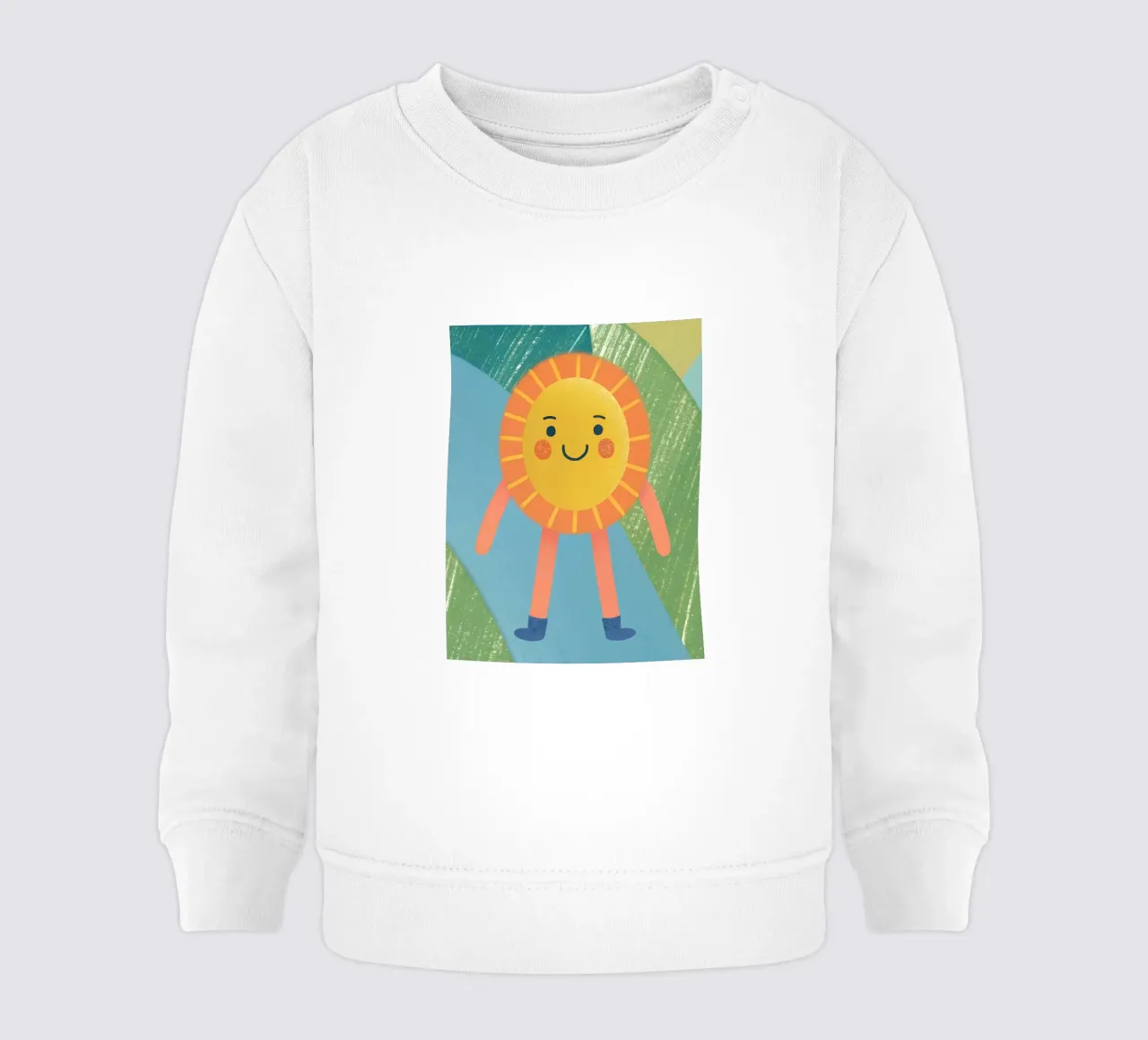 Sole che cammina felpa neonato da LOYAL SHOP