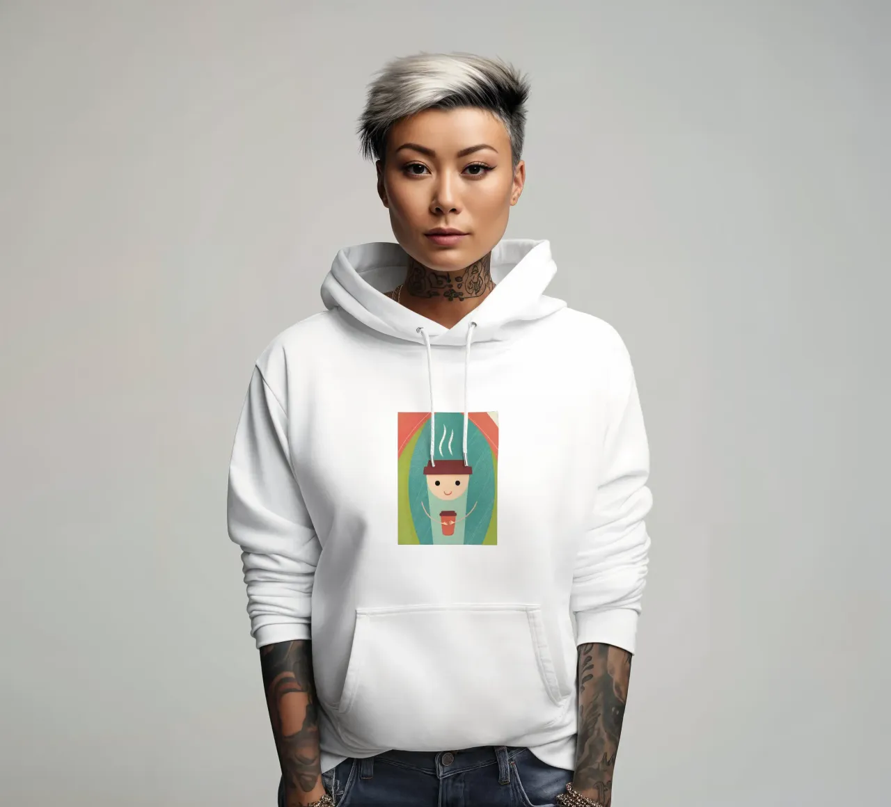 Tazza da caffè carina felpa con cappuccio da LOYAL SHOP