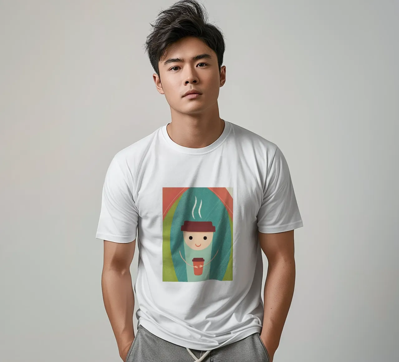 Tazza da caffè carina t-shirt da LOYAL SHOP