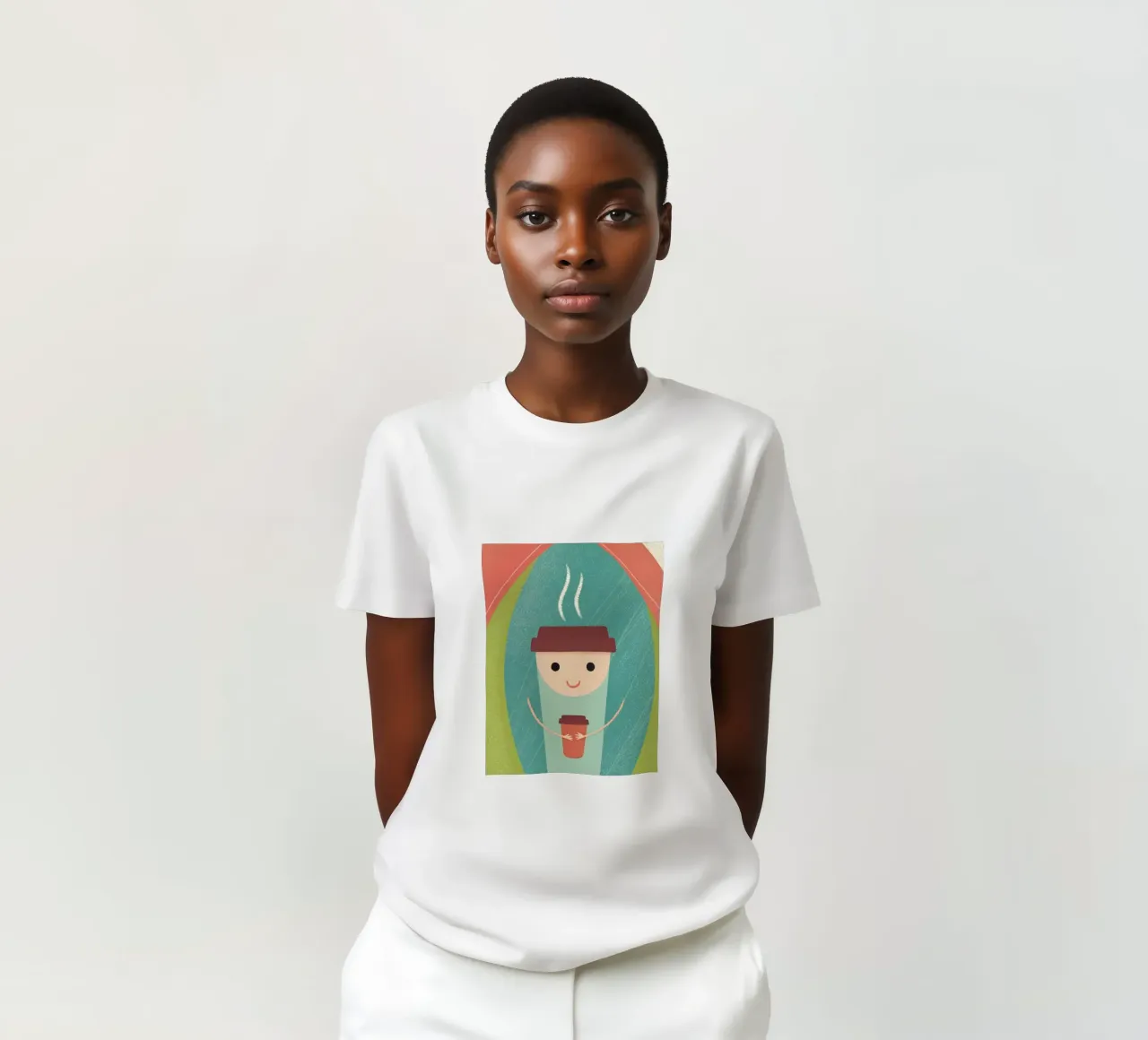 Tazza da caffè carina t-shirt da LOYAL SHOP