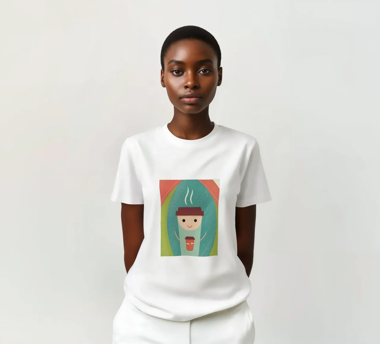 Tazza da caffè carina t-shirt da LOYAL SHOP