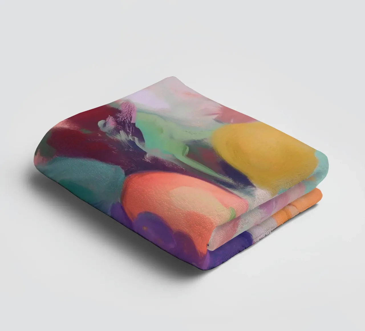Summer's riot of colour towel by Carina Pop & Pastell