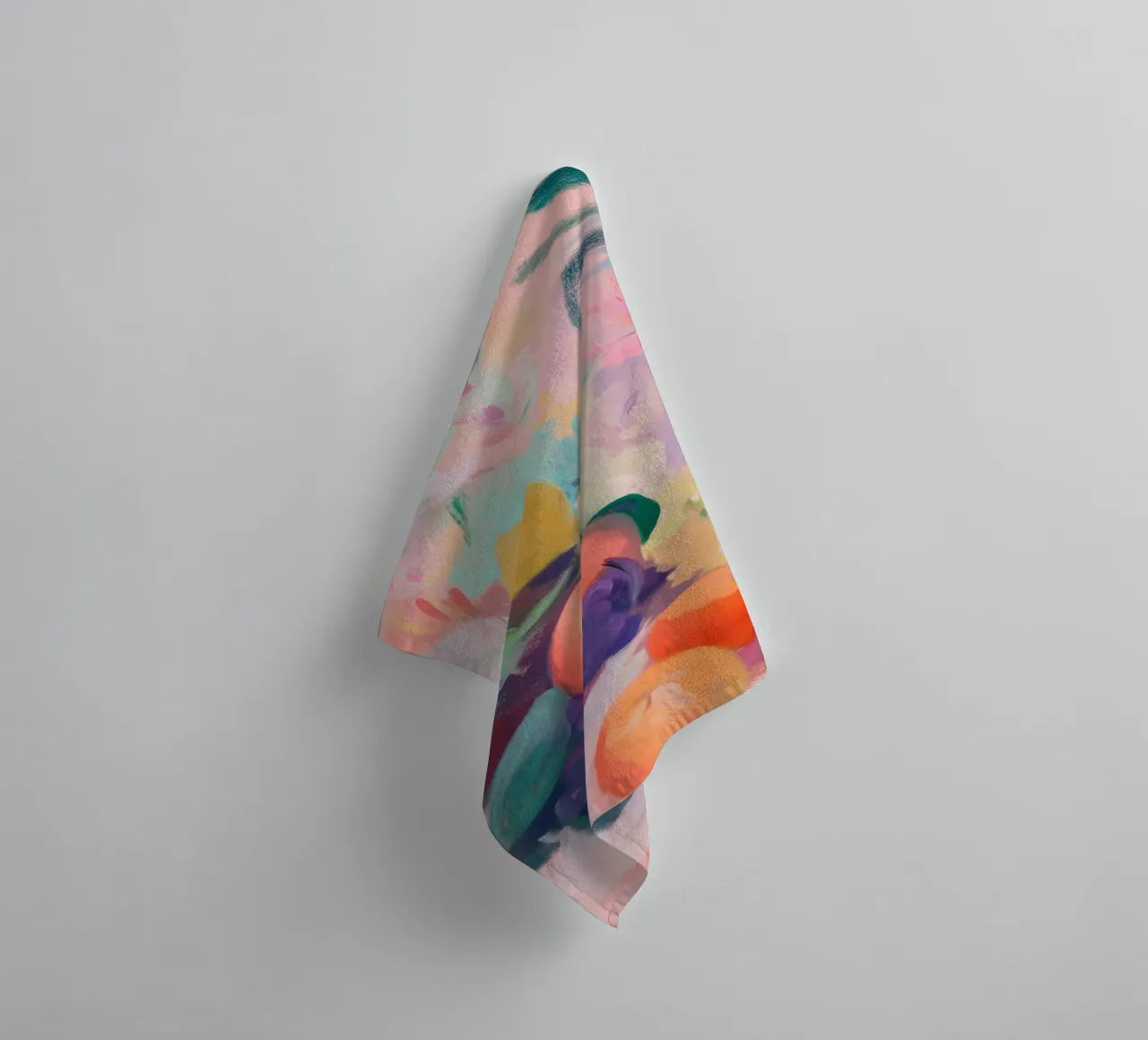 Summer's riot of colour towel by Carina Pop & Pastell