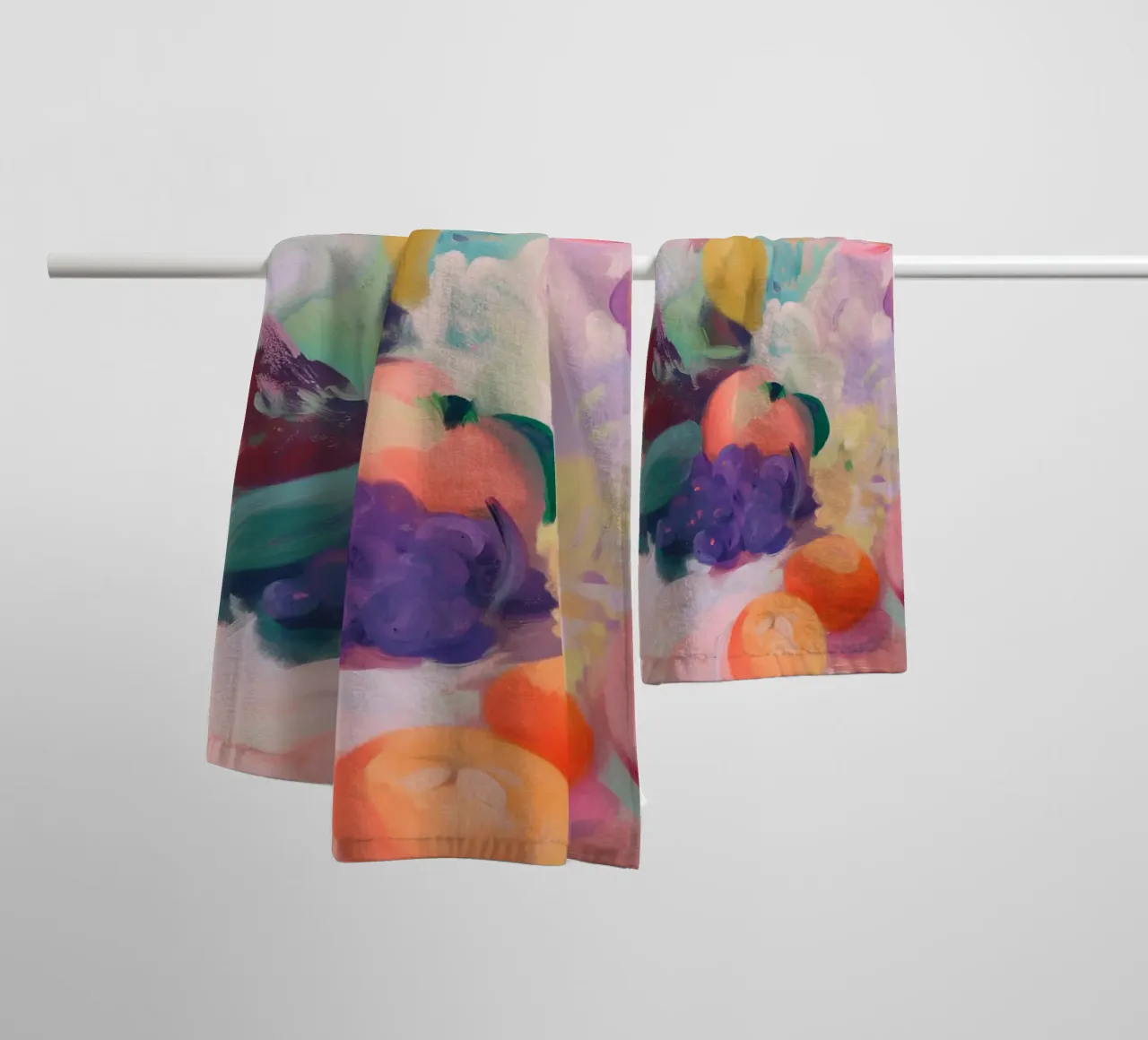 Summer's riot of colour towel by Carina Pop & Pastell