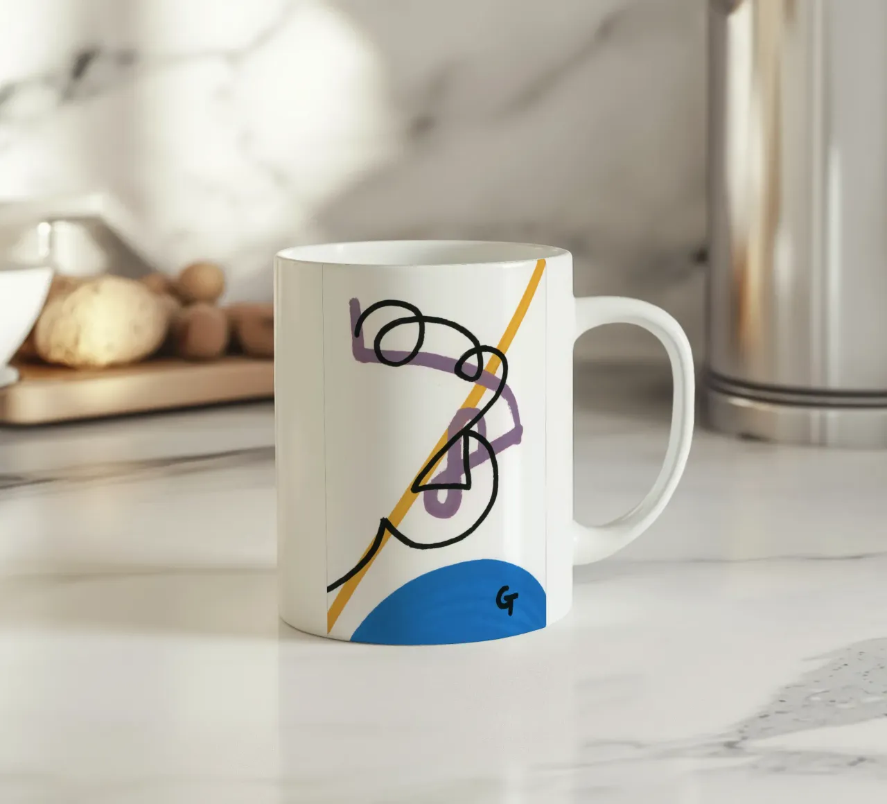 Combi-nation 5 tazza in ceramica da gtobonart