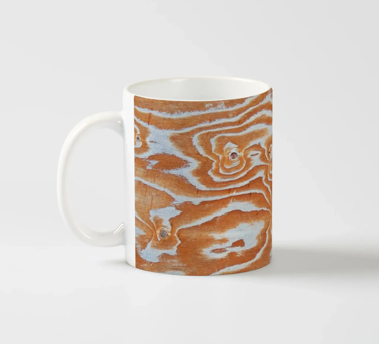 Wood pattern tazza in ceramica da Fjöllart