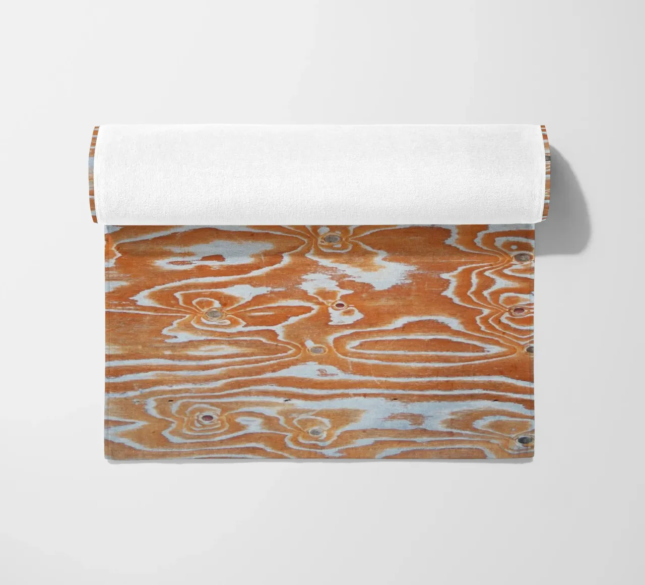 Wood pattern beach towel by Fjöllart