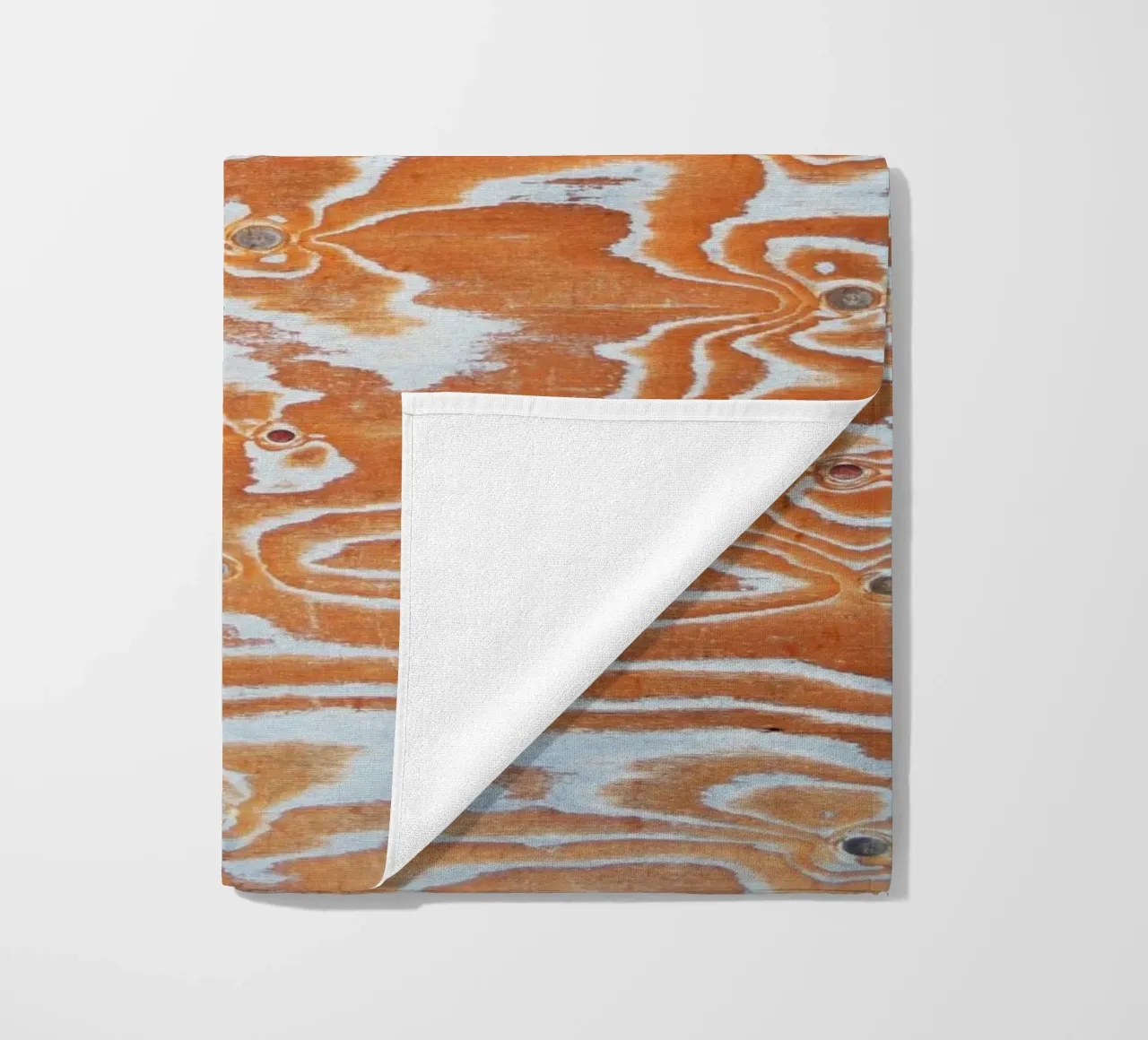 Wood pattern beach towel by Fjöllart