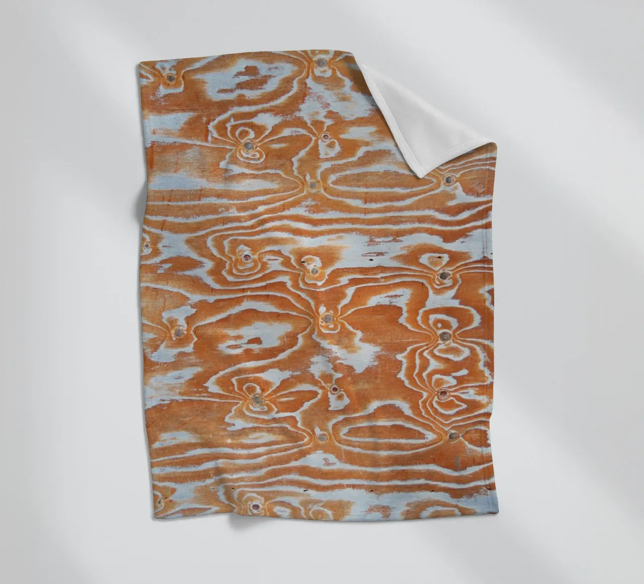 Wood pattern Fleecedecke von Fjöllart