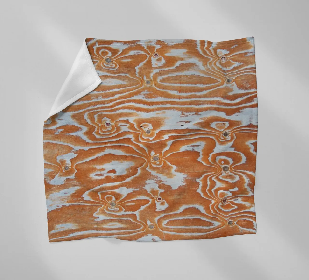 Wood pattern Fleecedecke von Fjöllart