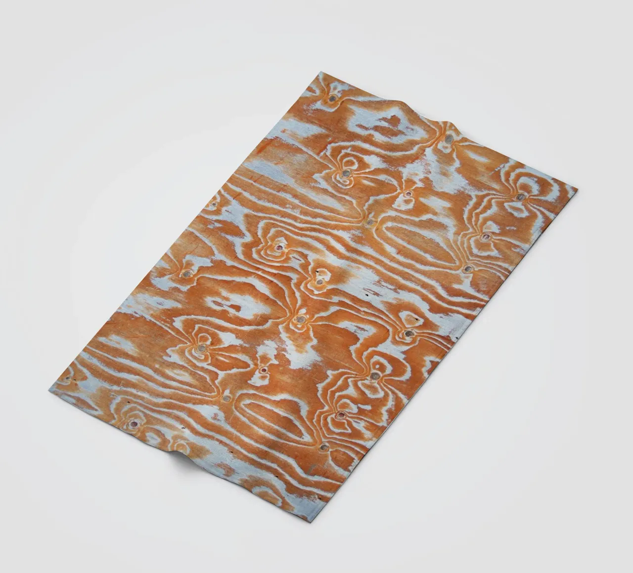 Wood pattern Fleecedecke von Fjöllart