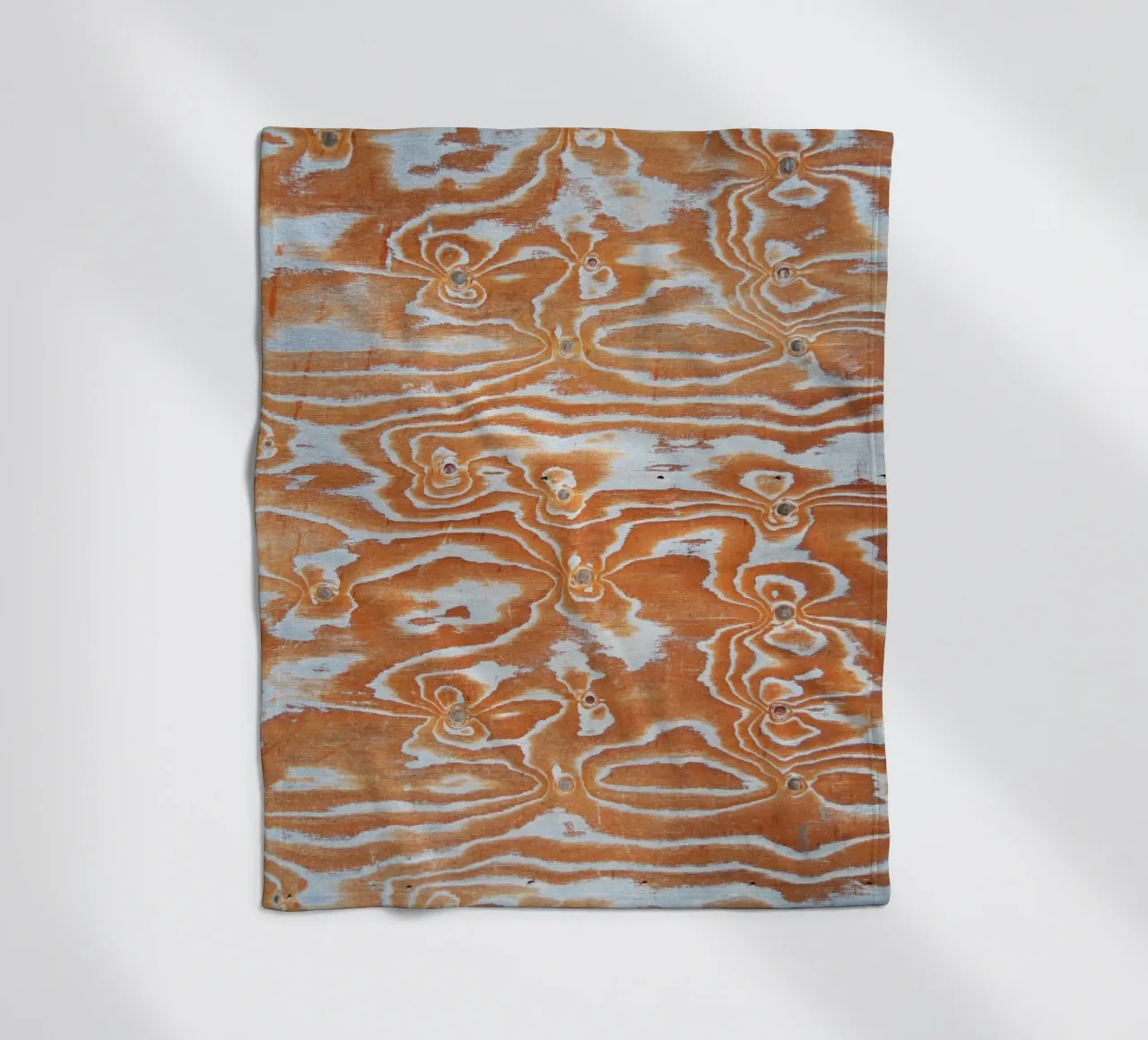 Wood pattern Fleecedecke von Fjöllart