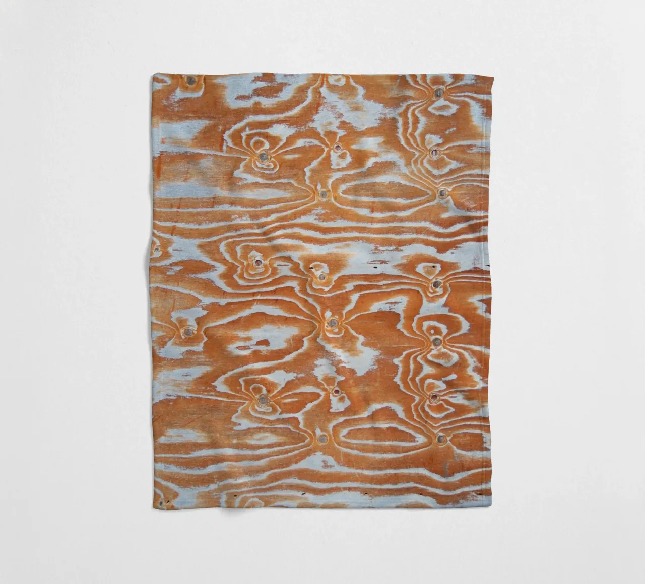 Wood pattern Fleecedecke von Fjöllart