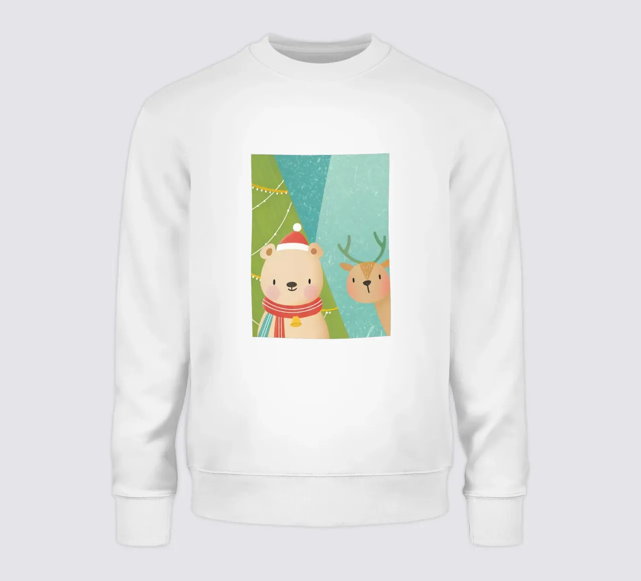 Orso e cervo di Natale felpa da LOYAL SHOP