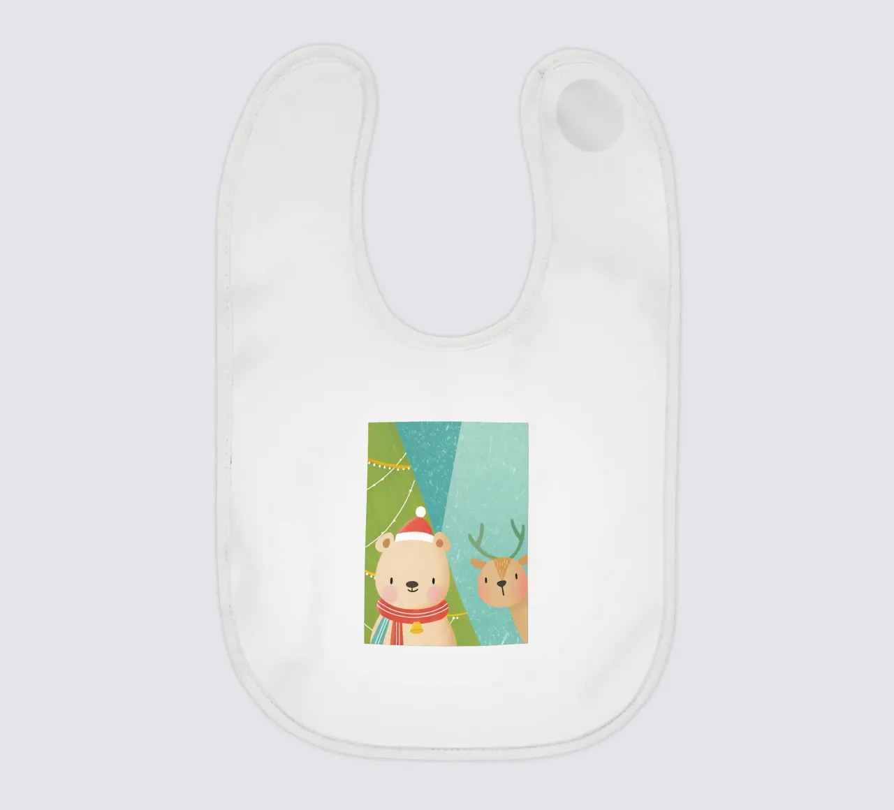 Orso e cervo di Natale bavaglino da LOYAL SHOP