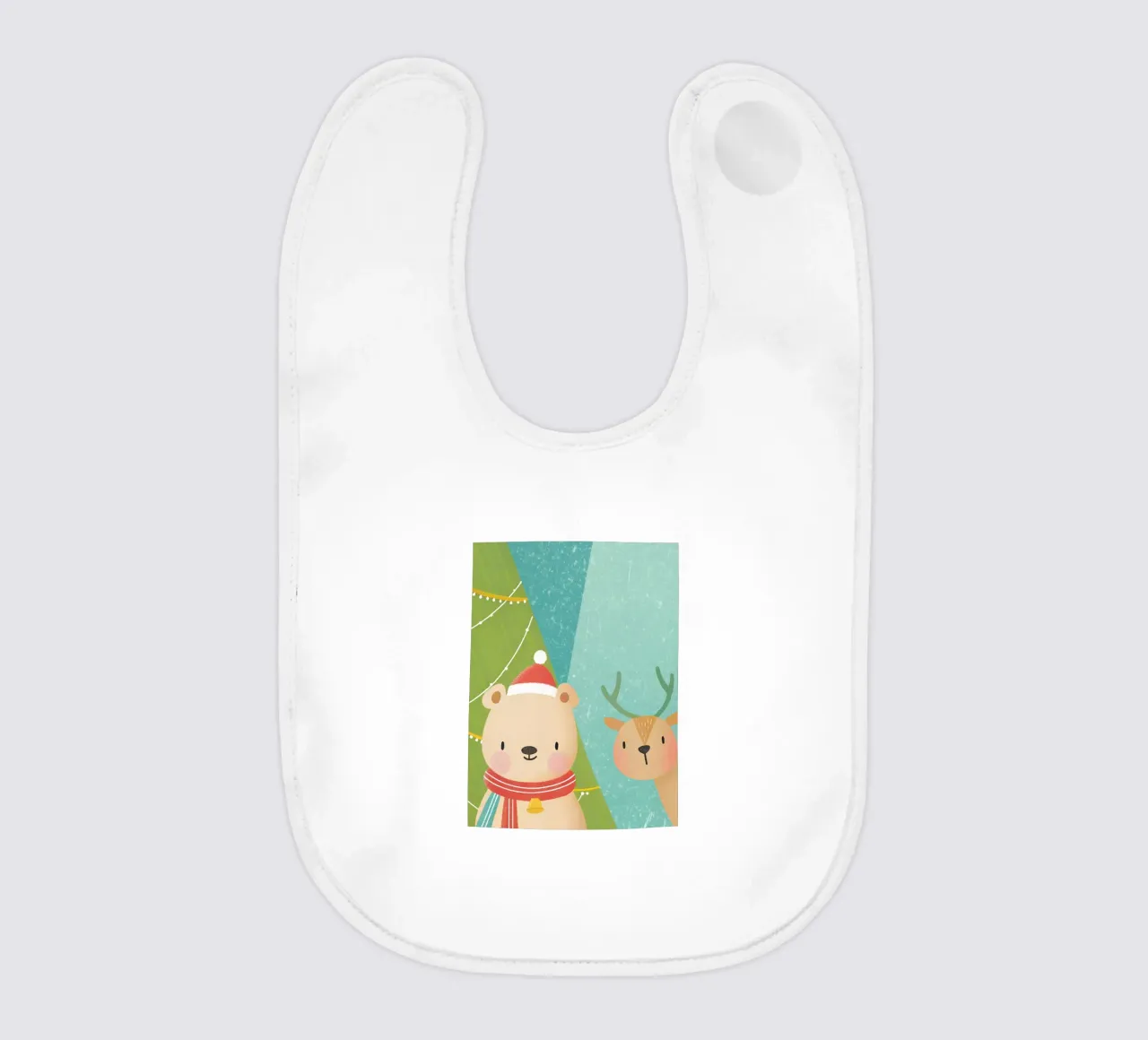Orso e cervo di Natale bavaglino da LOYAL SHOP