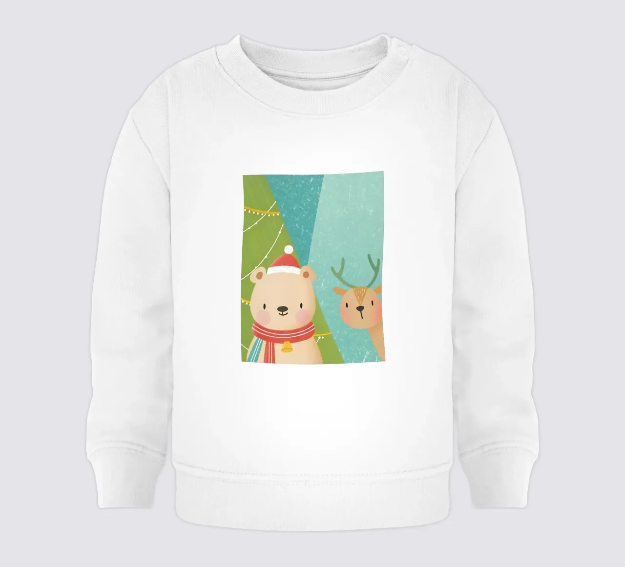 Orso e cervo di Natale felpa neonato da LOYAL SHOP
