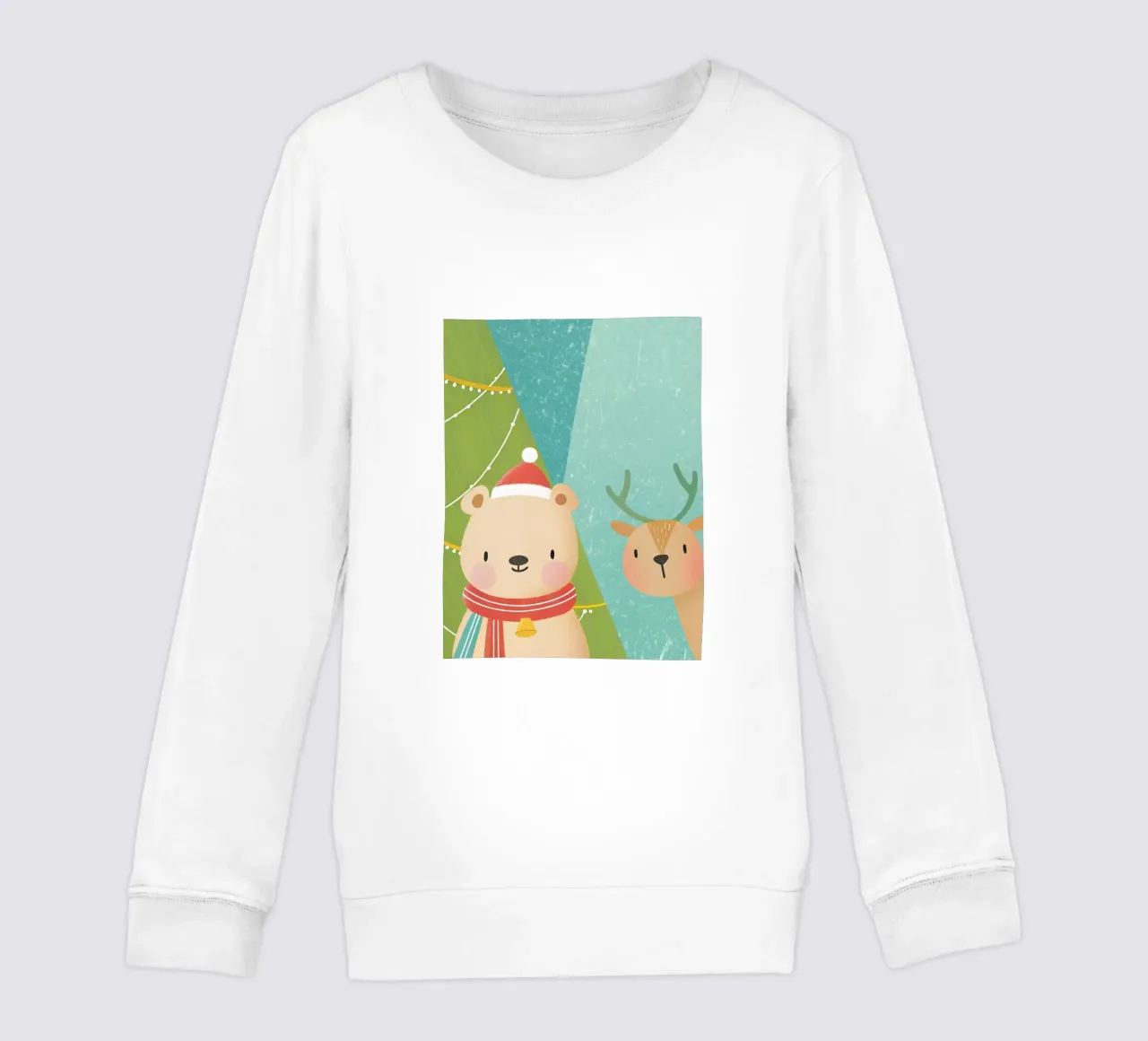 Orso e cervo di Natale felpa bambino da LOYAL SHOP