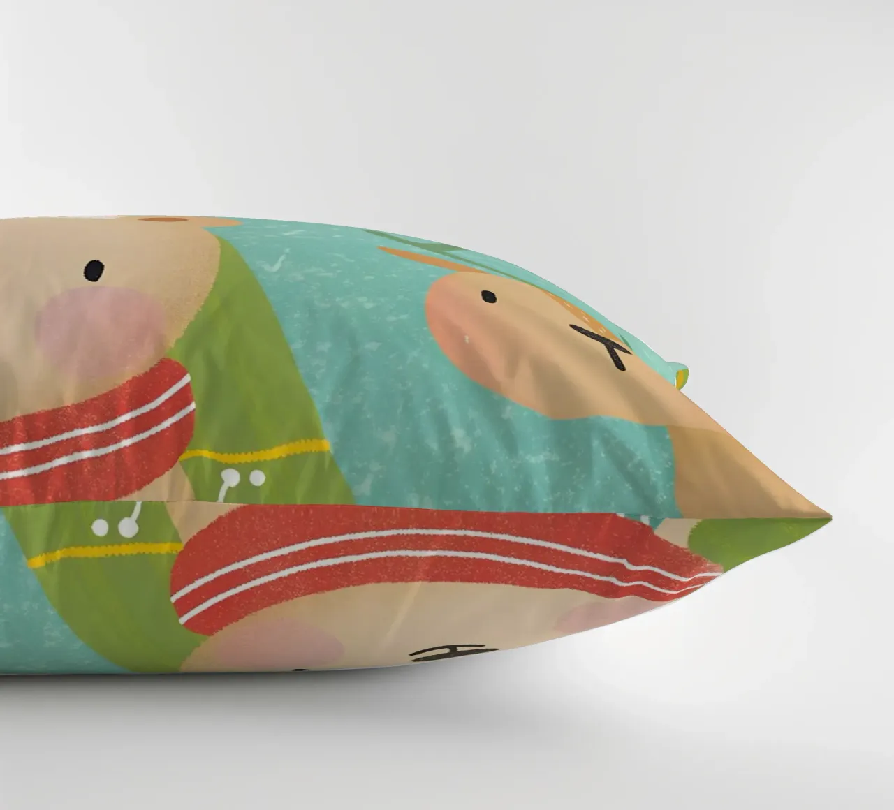 Orso e cervo di Natale cuscino da LOYAL SHOP