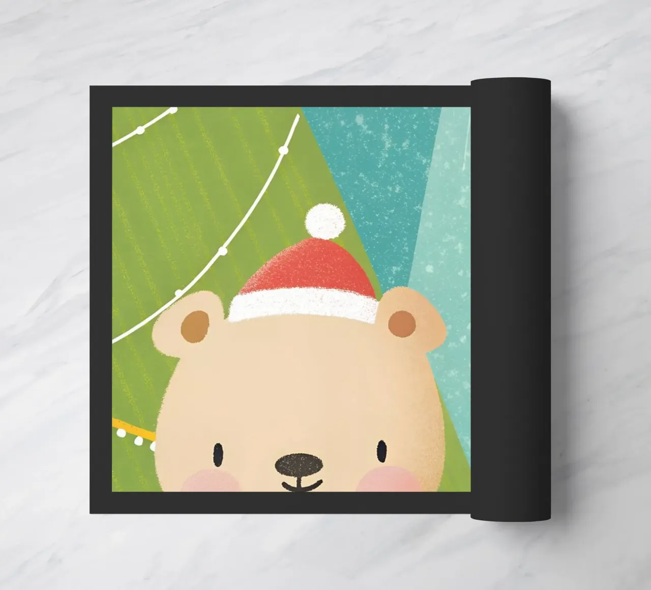 Orso e cervo di Natale zerbino da LOYAL SHOP