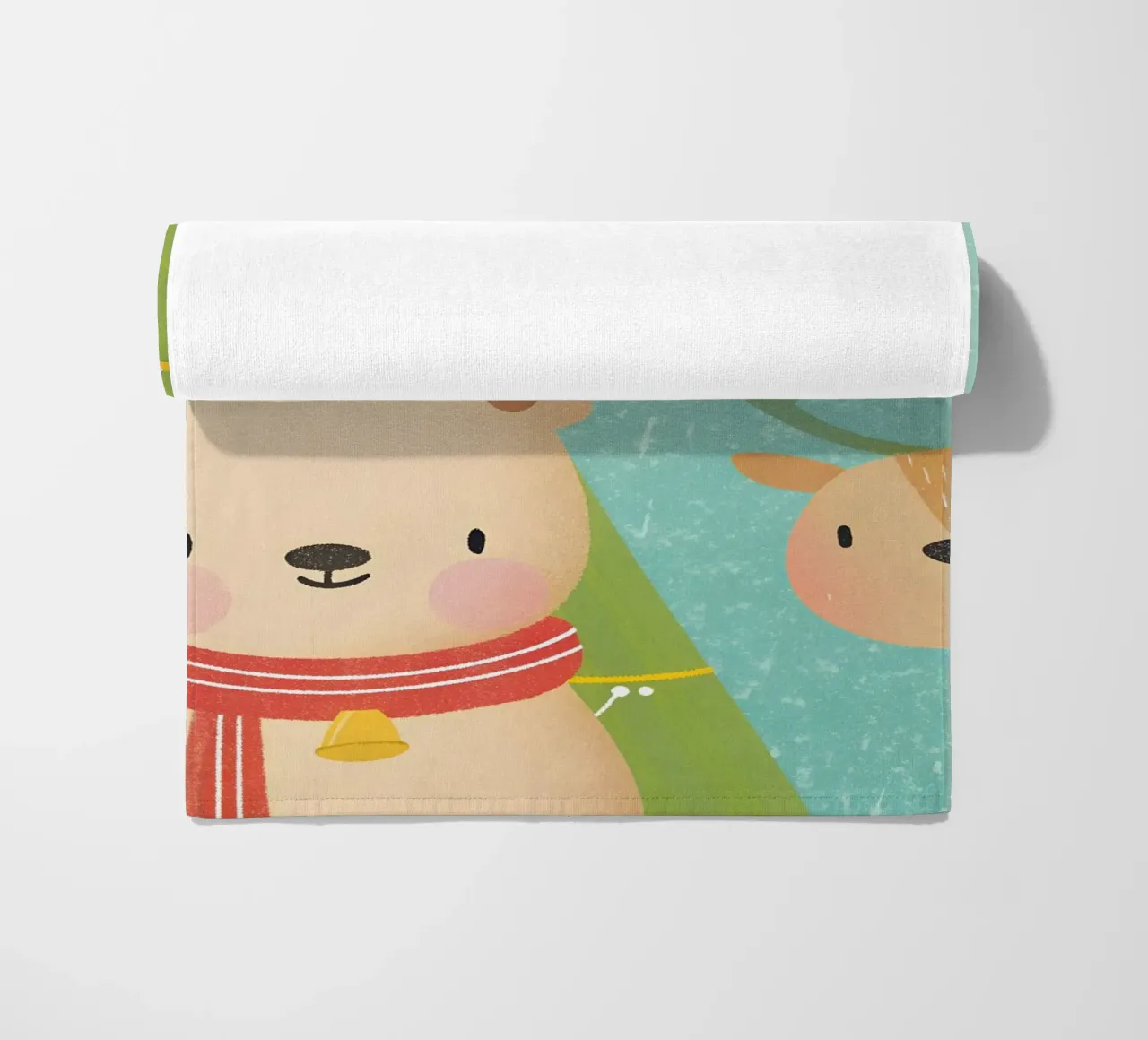 Orso e cervo di Natale telo mare da LOYAL SHOP