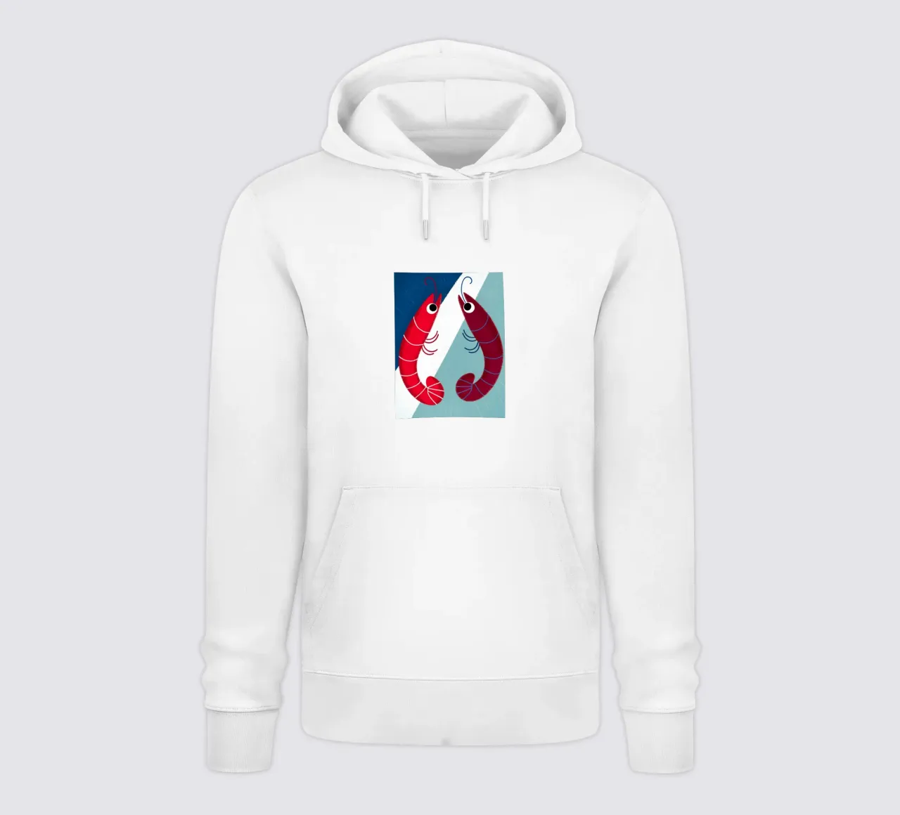 Zwei Shrimps Hoodie von LOYAL SHOP