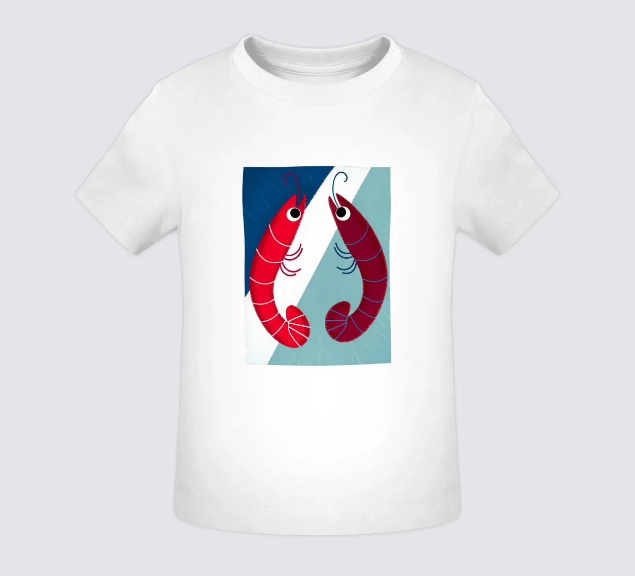 Due gamberi maglietta neonato da LOYAL SHOP