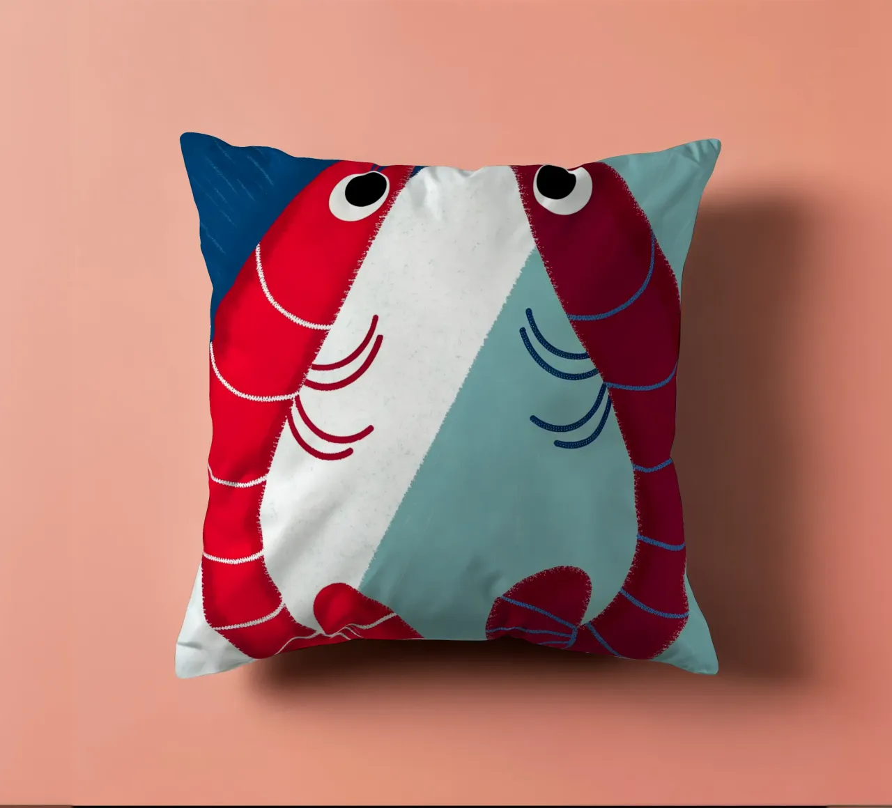 Due gamberi cuscino da LOYAL SHOP