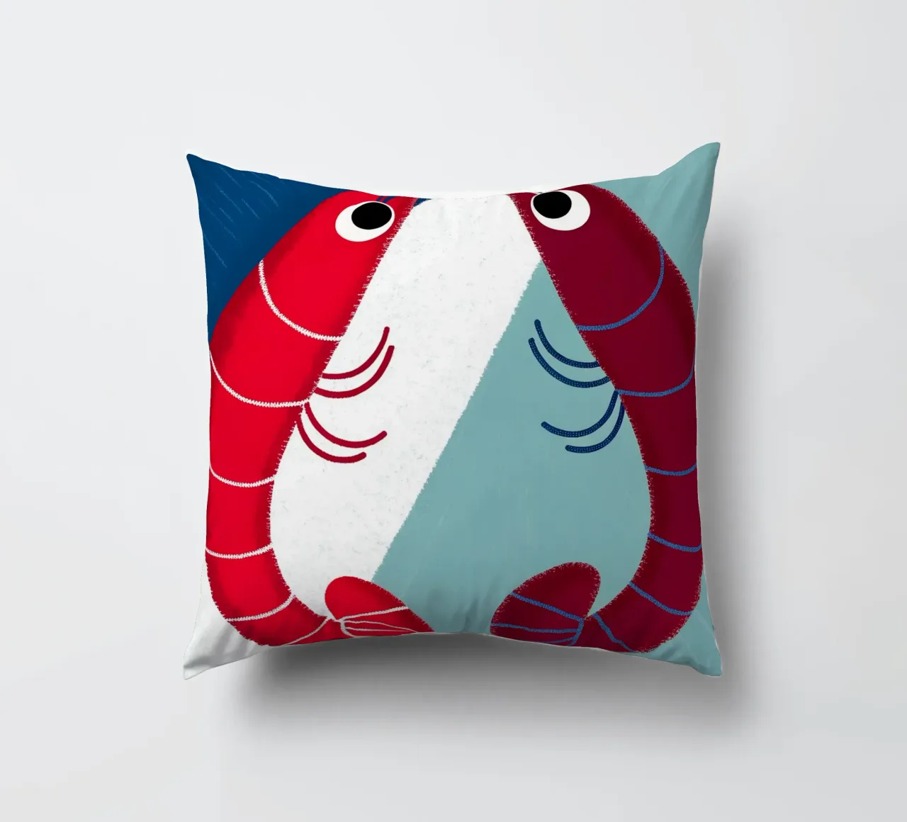 Due gamberi cuscino da LOYAL SHOP