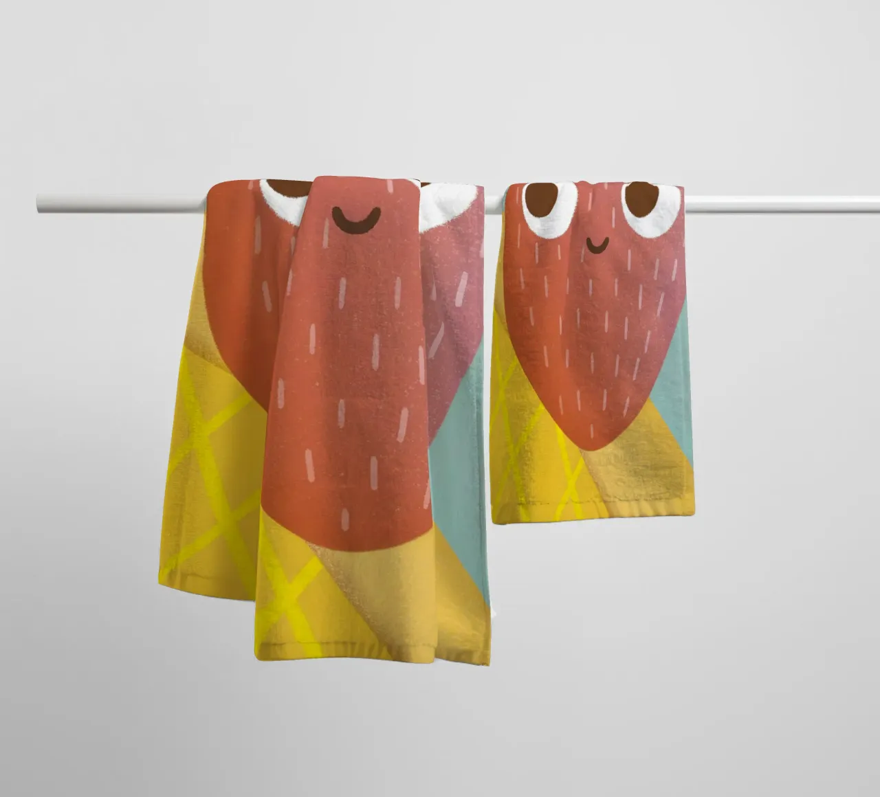 Fragola carina asciugamano da bagno da LOYAL SHOP