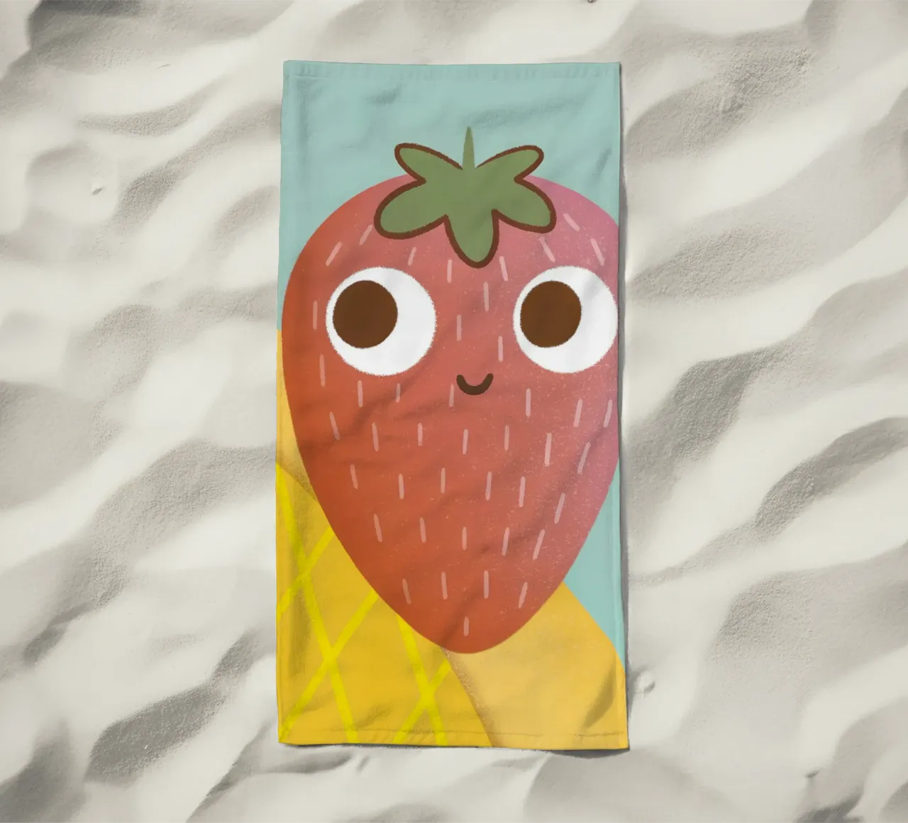 Fragola carina telo mare da LOYAL SHOP