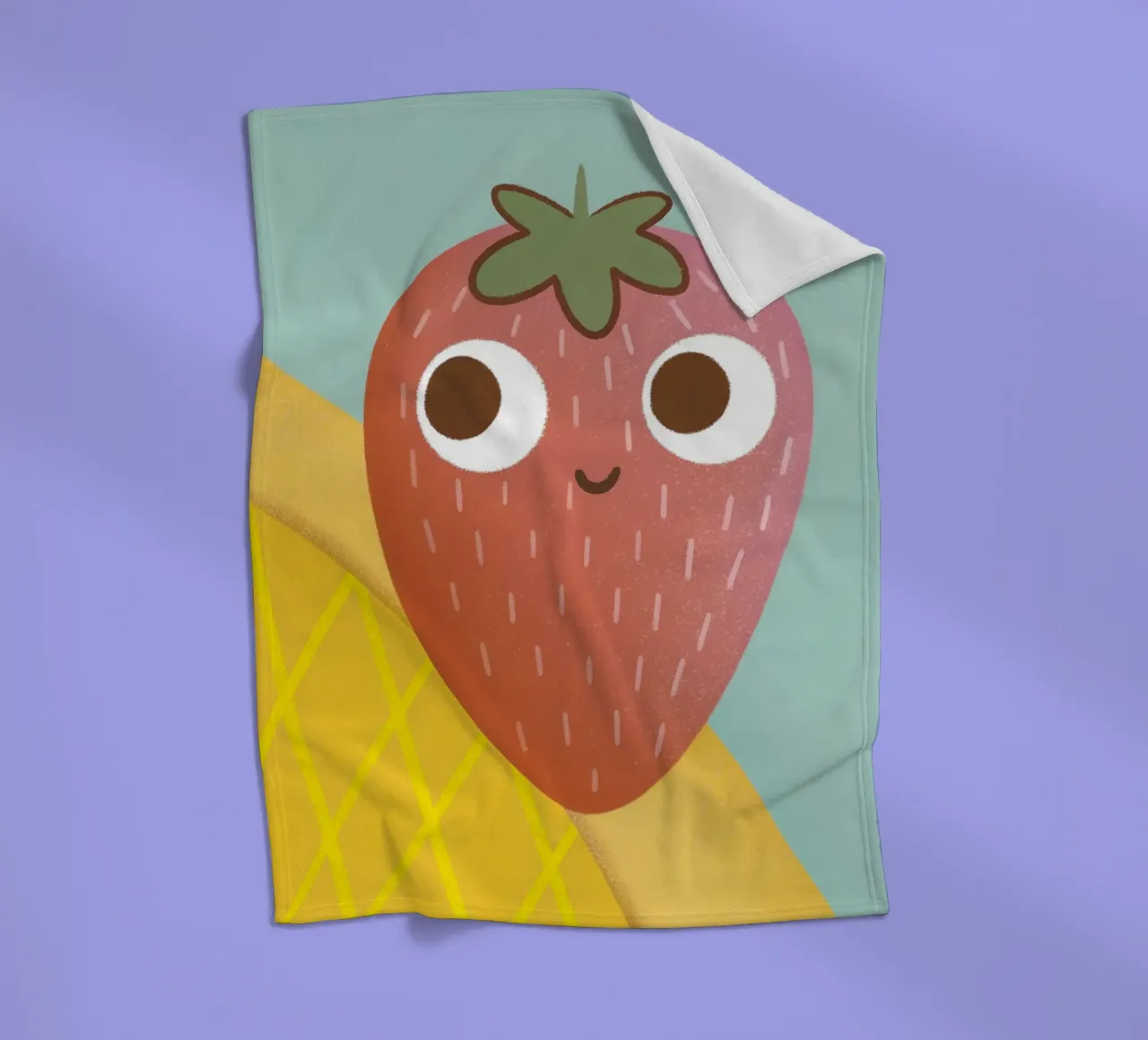Fragola carina coperta in pile da LOYAL SHOP