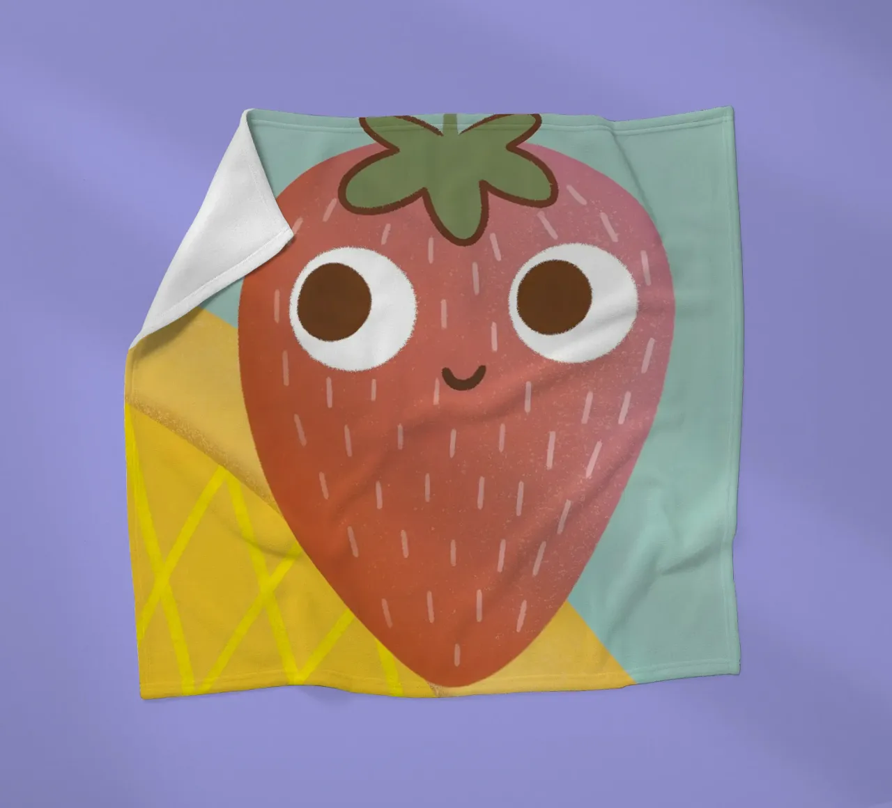 Fragola carina coperta in pile da LOYAL SHOP