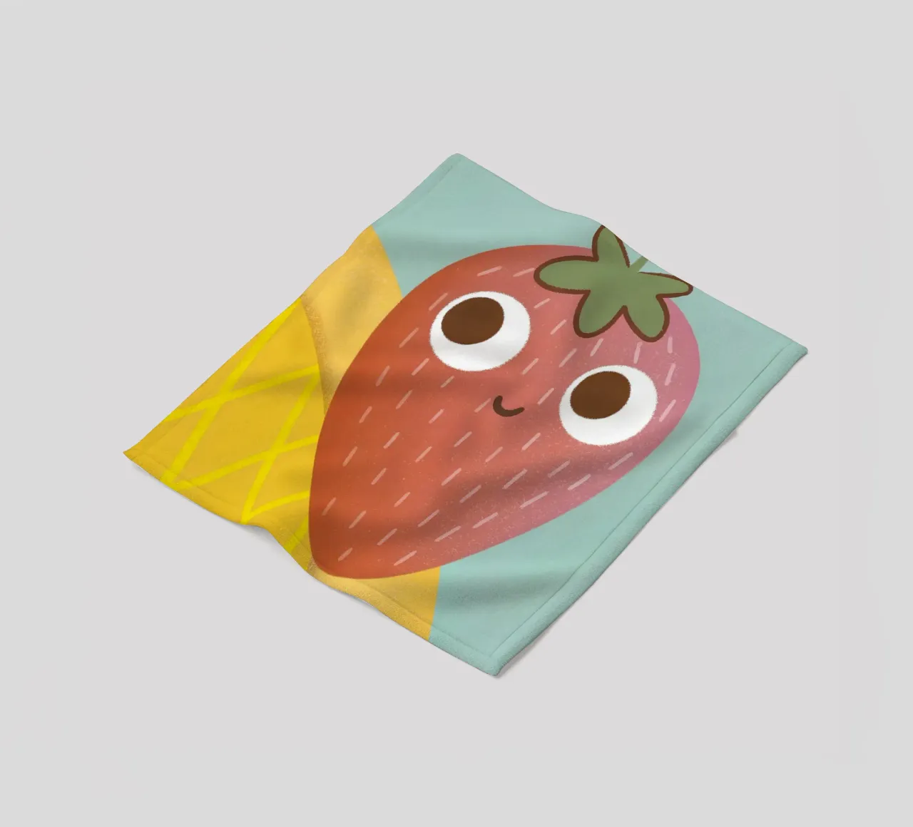 Fragola carina coperta in pile da LOYAL SHOP