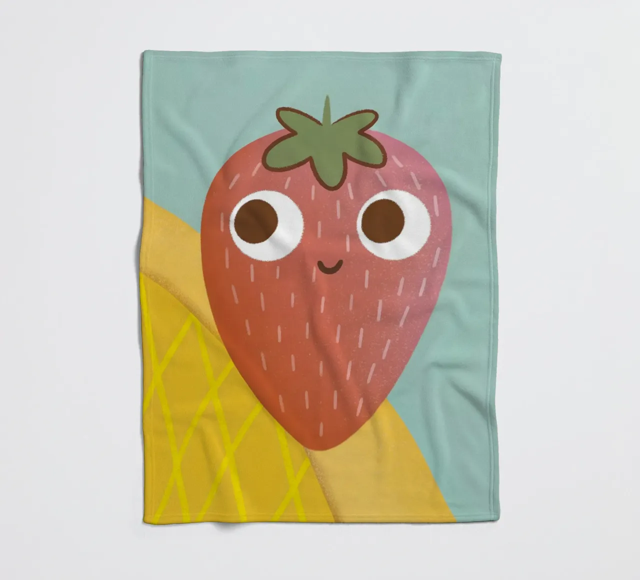 Fragola carina coperta in pile da LOYAL SHOP