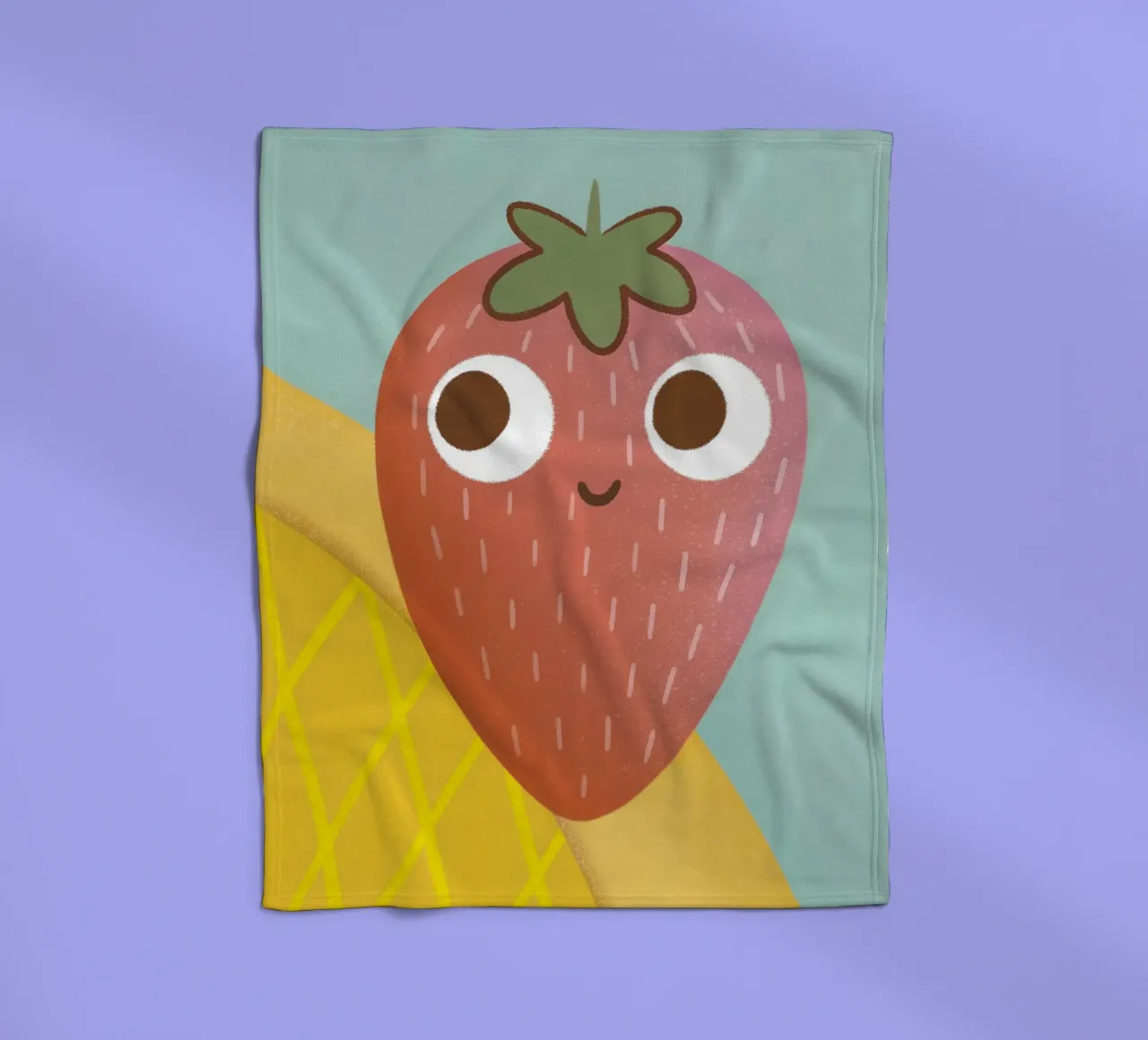 Fragola carina coperta in pile da LOYAL SHOP