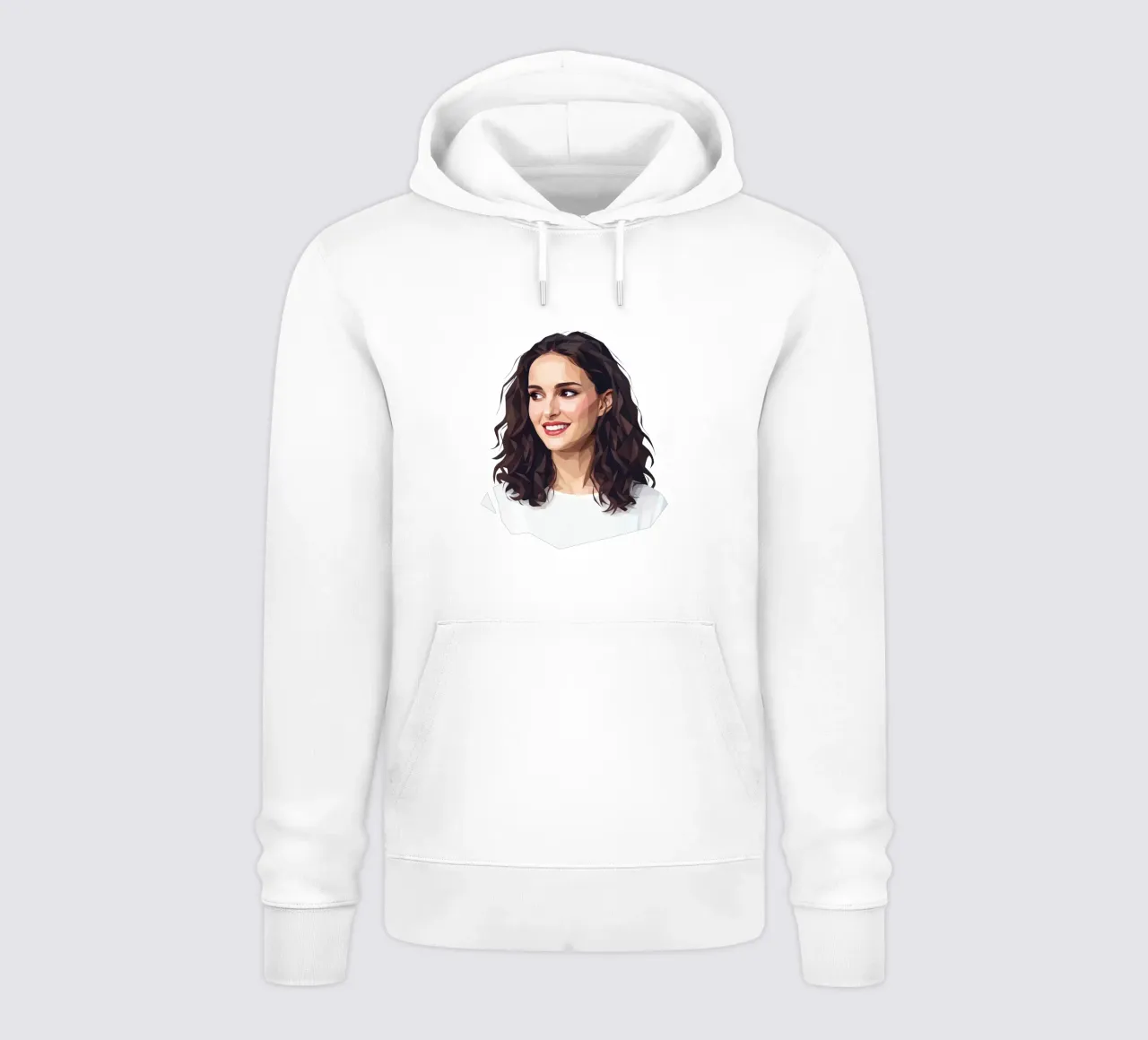 Natalie Portman Lowpoly felpa con cappuccio da Low Profile