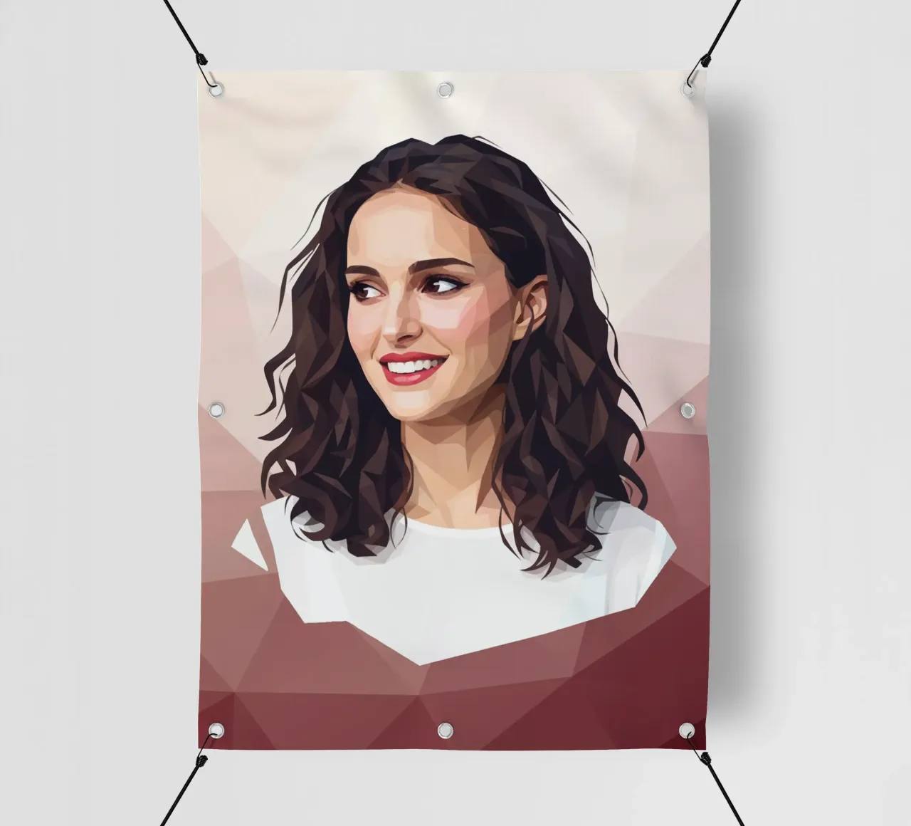 Natalie Portman Lowpoly telo in pvc da Low Profile